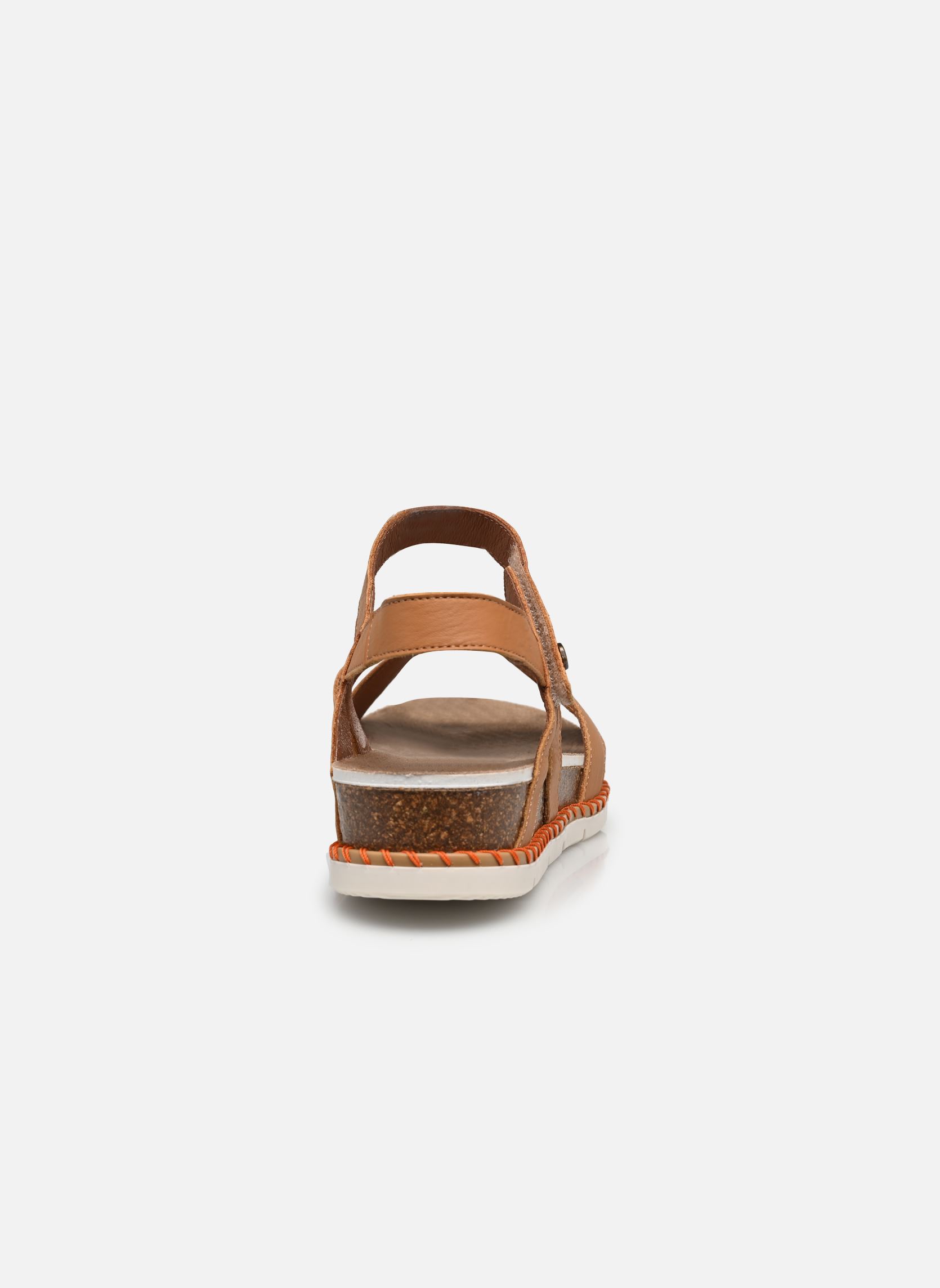 Keil- und Plateausandalen SPORT D9323 damen braun Dorking Keil- und Plateausandalen SPORT D9323 damen braun CERVO CUERO