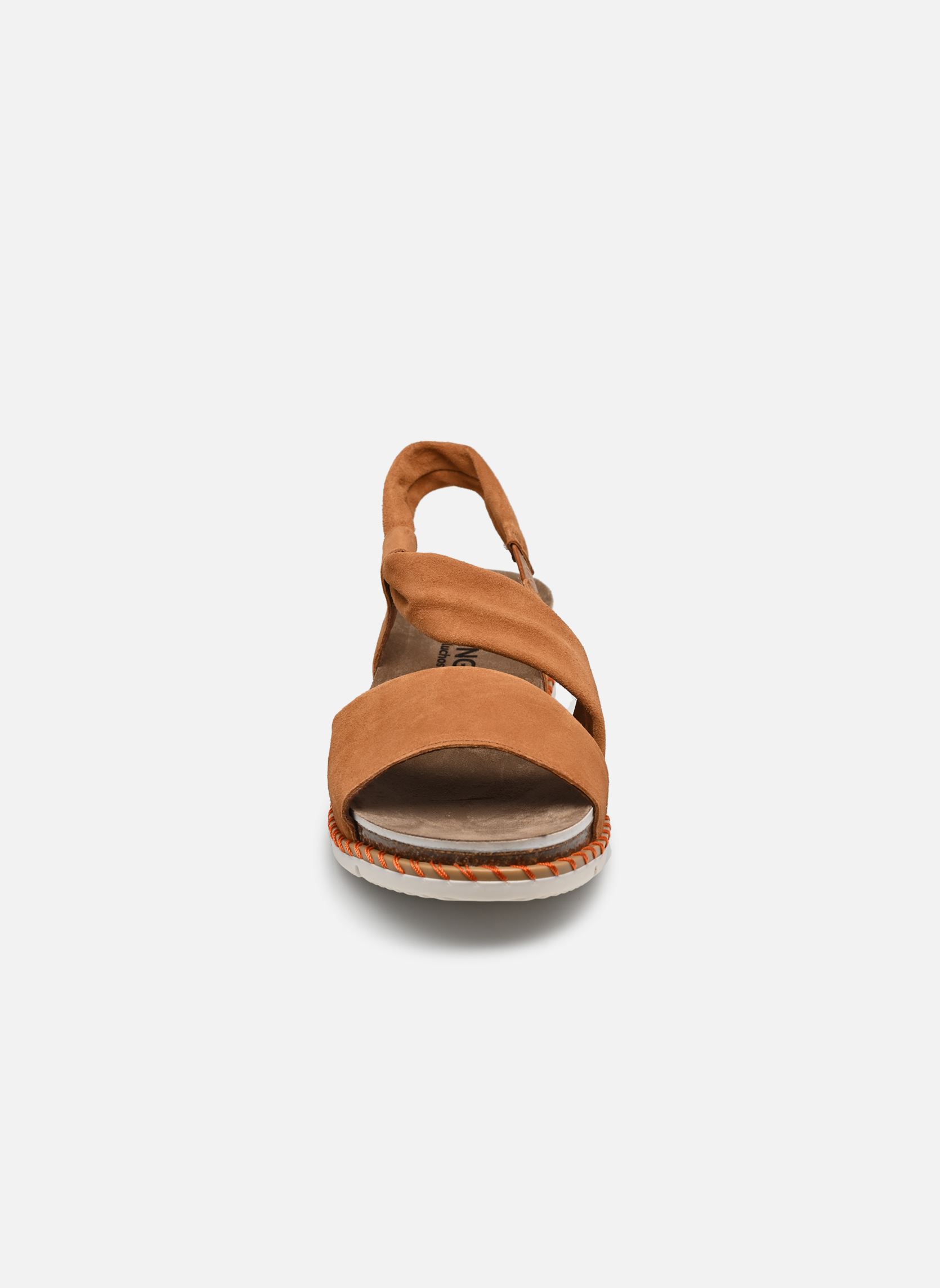 Sandales compensées et plateformes SPORT D9324 femme marron Dorking Sandales compensées et plateformes SPORT D9324 femme marron ANTE CUERO