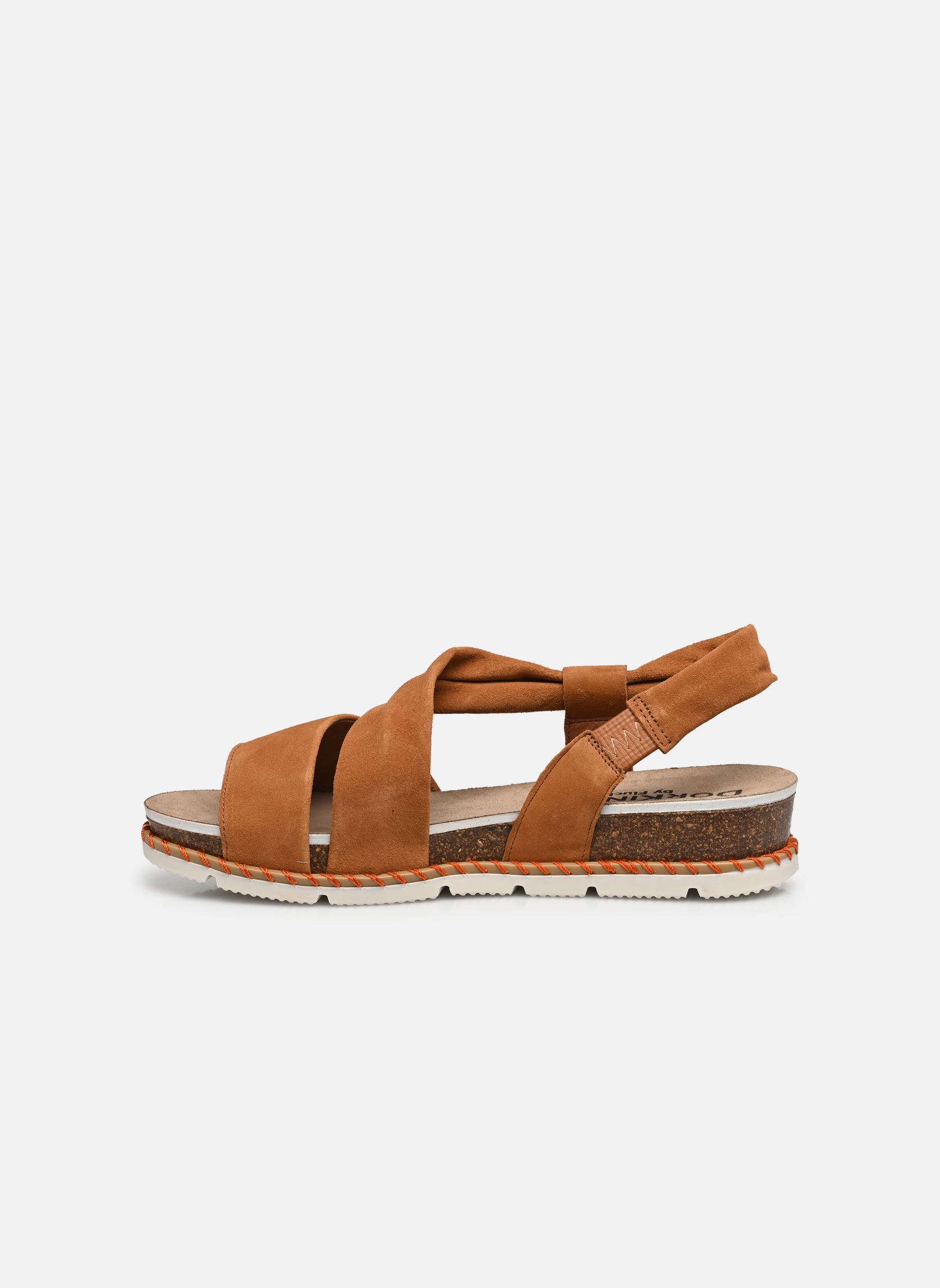 Sandales compensées et plateformes SPORT D9324 femme marron Dorking Sandales compensées et plateformes SPORT D9324 femme marron ANTE CUERO