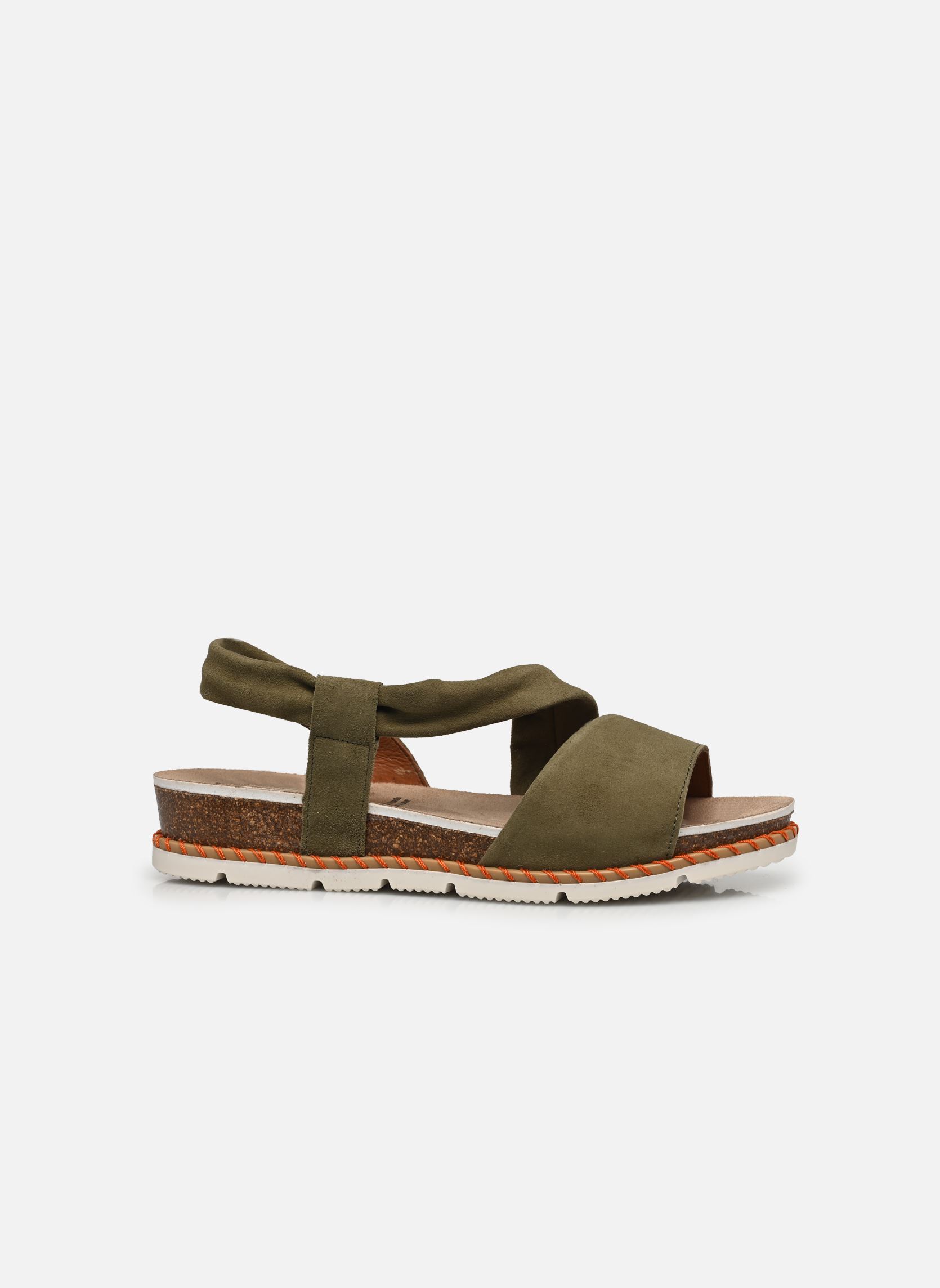 Sandali con zeppa e plateau SPORT D9324 donna verde Dorking Sandali con zeppa e plateau SPORT D9324 donna verde ANTE KAKI