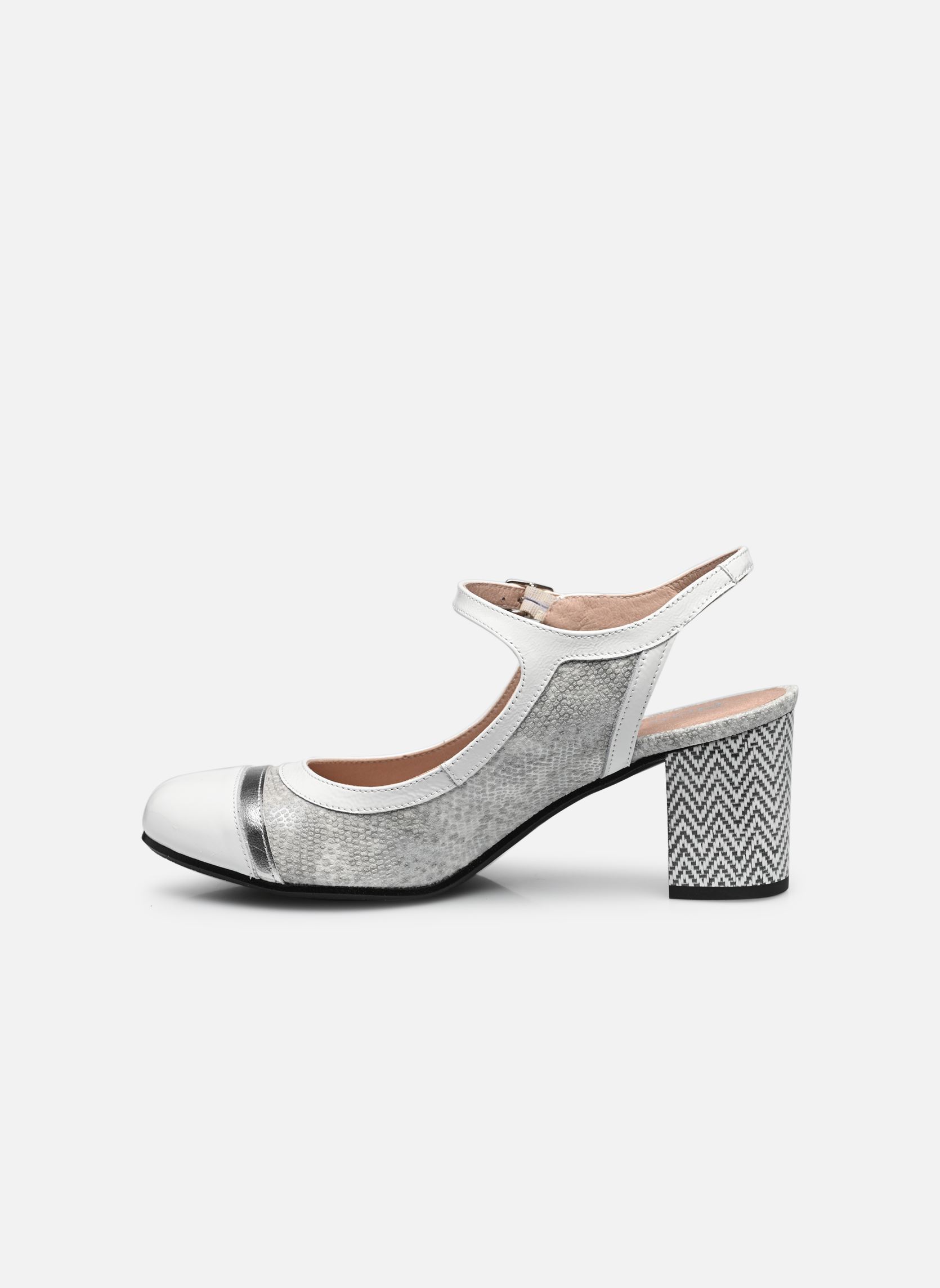 Slingback pumps RODIN D9093 dames wit Dorking Slingback pumps RODIN D9093 dames wit YIBUT+NAPLA+LAMIN PERLA + BLAN