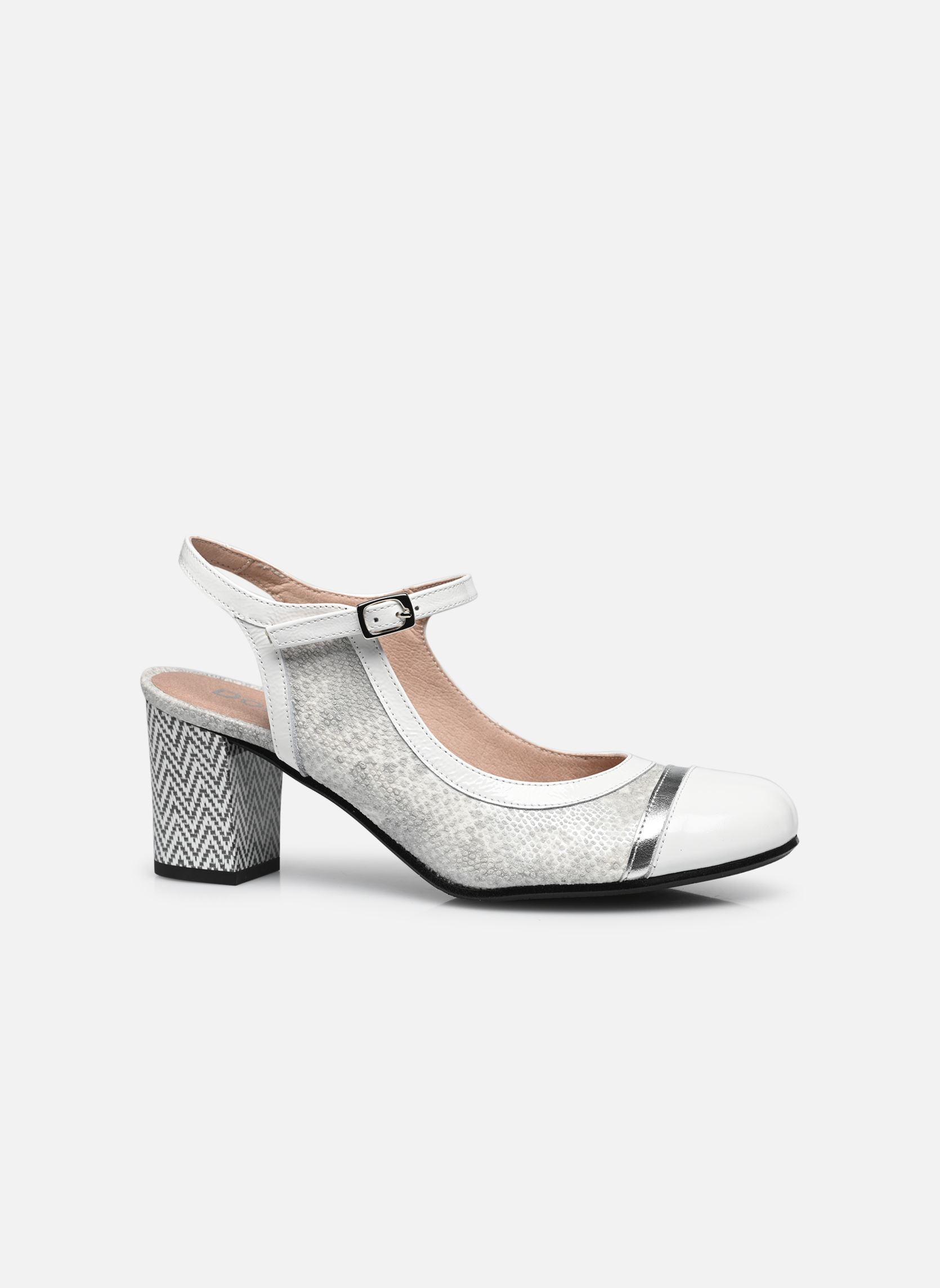 Slingback pumps RODIN D9093 dames wit Dorking Slingback pumps RODIN D9093 dames wit YIBUT+NAPLA+LAMIN PERLA + BLAN