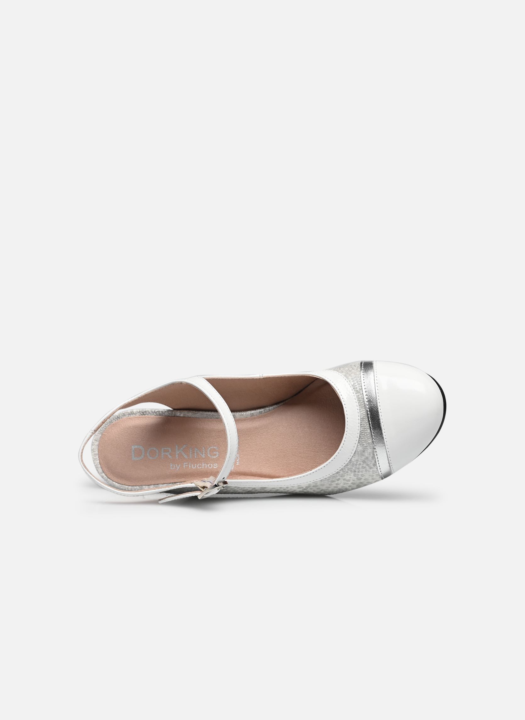 Slingback pumps RODIN D9093 dames wit Dorking Slingback pumps RODIN D9093 dames wit YIBUT+NAPLA+LAMIN PERLA + BLAN