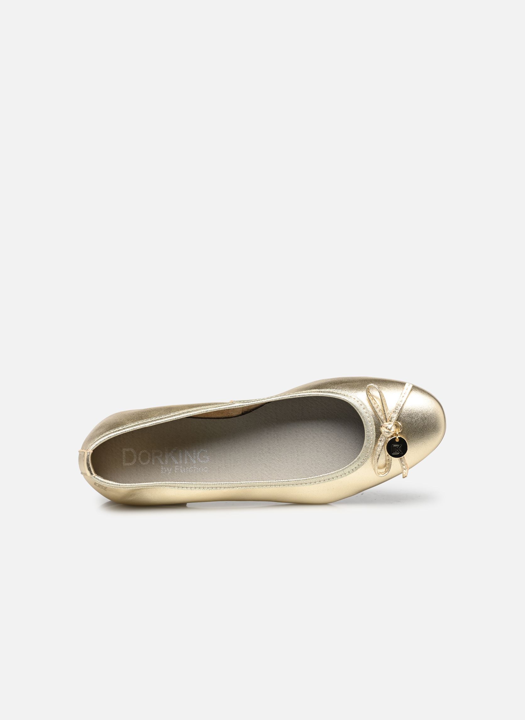 Ballerines classiques SIBEL D9185 femme or et bronze Dorking Ballerines classiques SIBEL D9185 femme or et bronze LAMINADO PLATINO