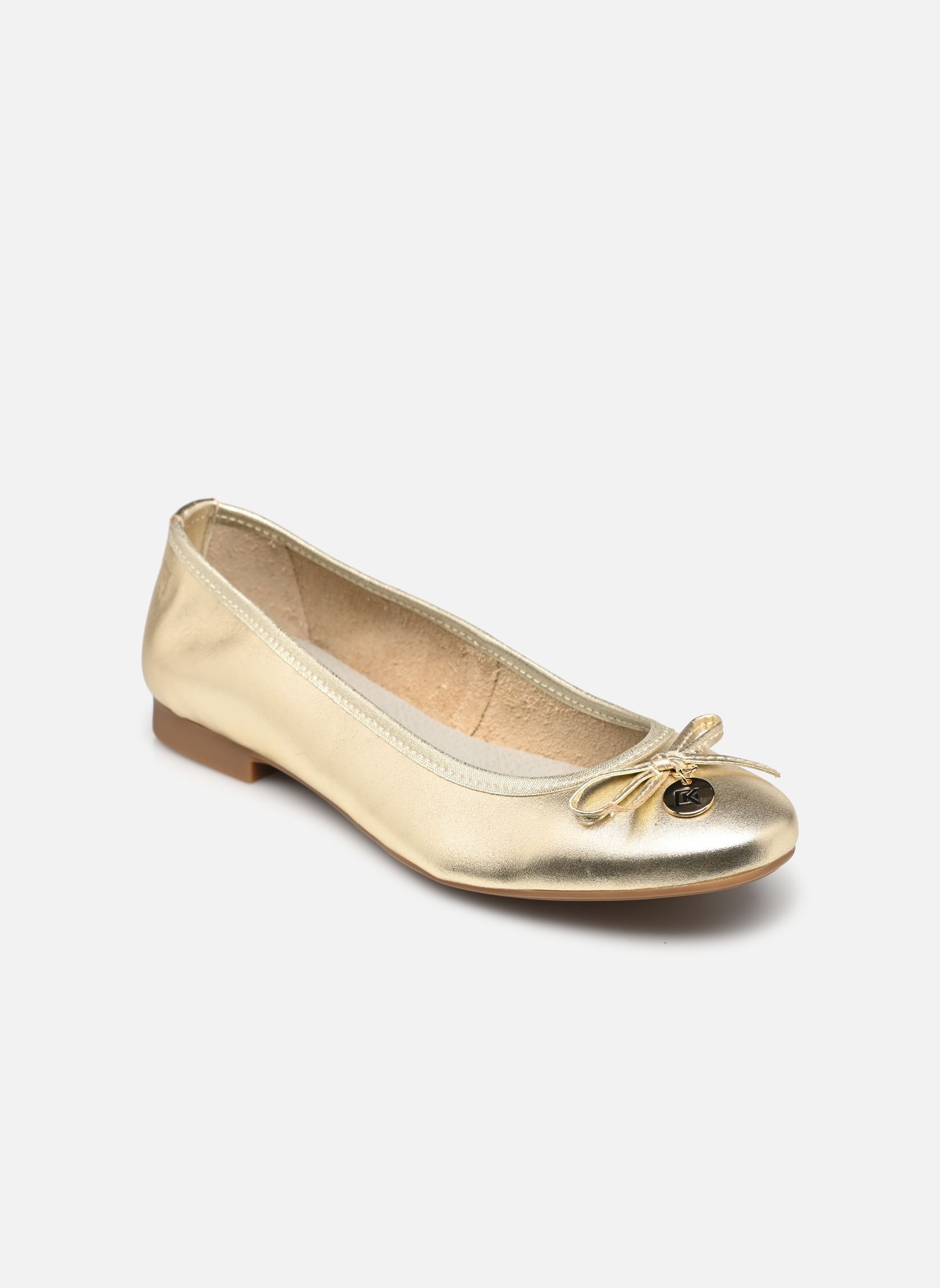 Ballerines classiques SIBEL D9185 femme or et bronze Dorking Ballerines classiques SIBEL D9185 femme or et bronze LAMINADO PLATINO