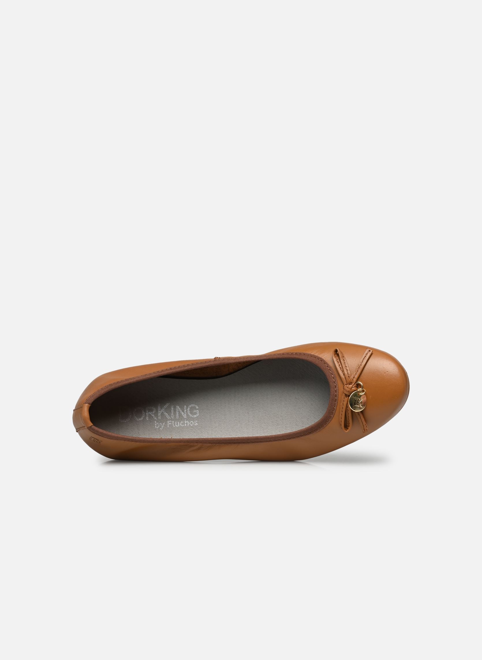 Klassische Ballerinas SIBEL D9185 damen braun Dorking Klassische Ballerinas SIBEL D9185 damen braun SUGAR COGNAC