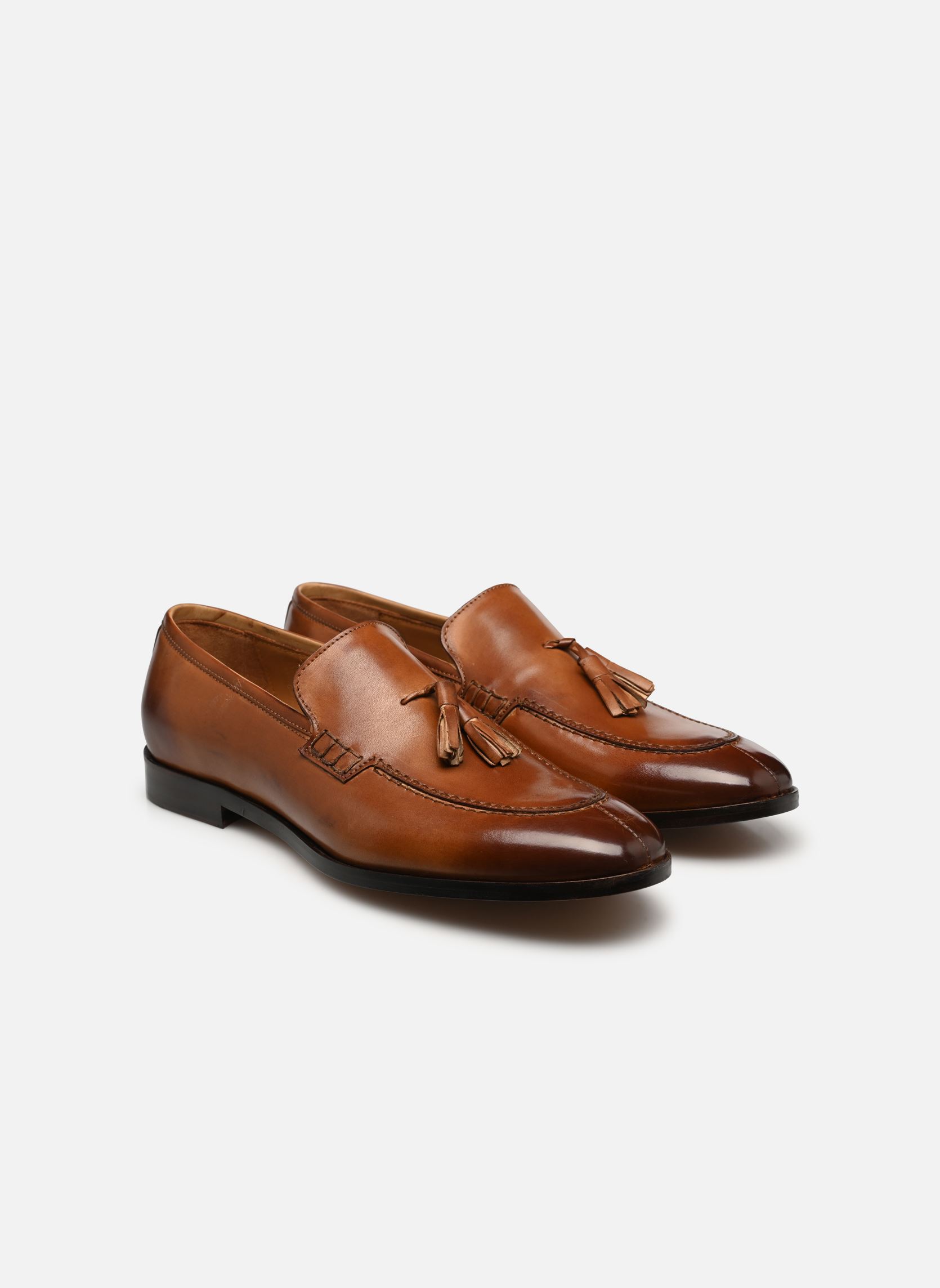 Mocassins DILUCA COUSU BLAKE homme marron Marvin&Co Luxe Mocassins DILUCA COUSU BLAKE homme marron COGNAC