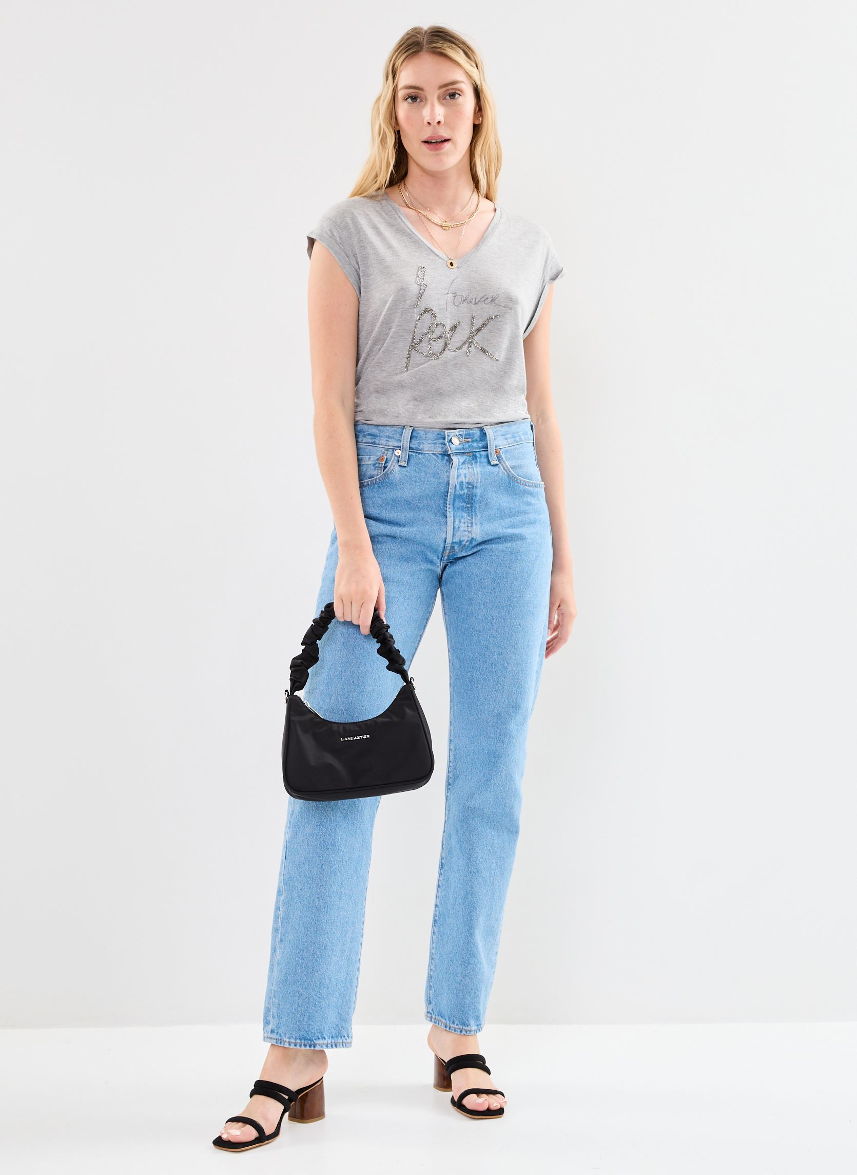 Kurzarm-T-Shirts BY10315 damen grau IKKS Women Kurzarm-T-Shirts BY10315 damen grau GRIS NUAGE