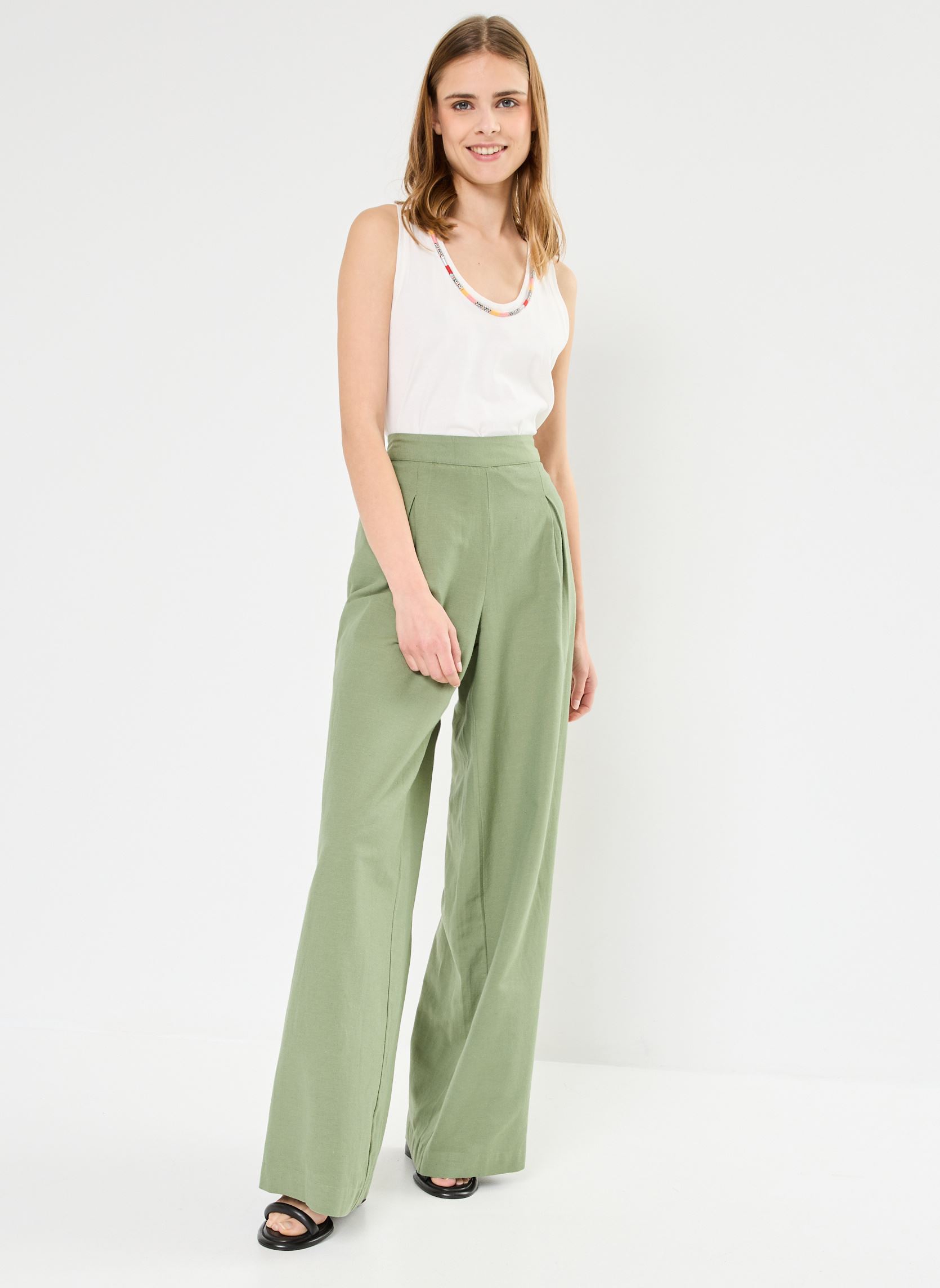 Débardeurs BY10515 femme blanc IKKS Women Débardeurs BY10515 femme blanc BLANC CASSÉ