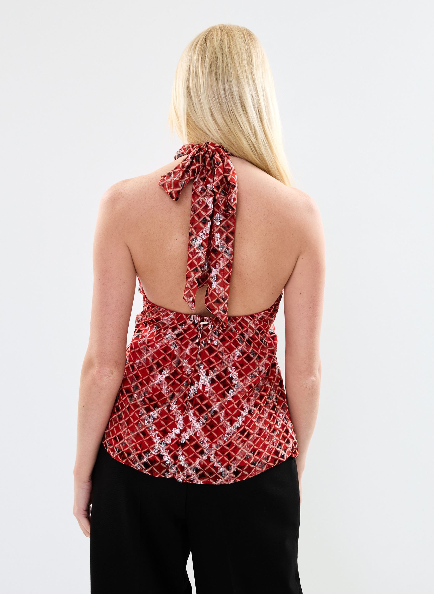 Top BY11345 donna rosso IKKS Women Top BY11345 donna rosso SCARLETTE