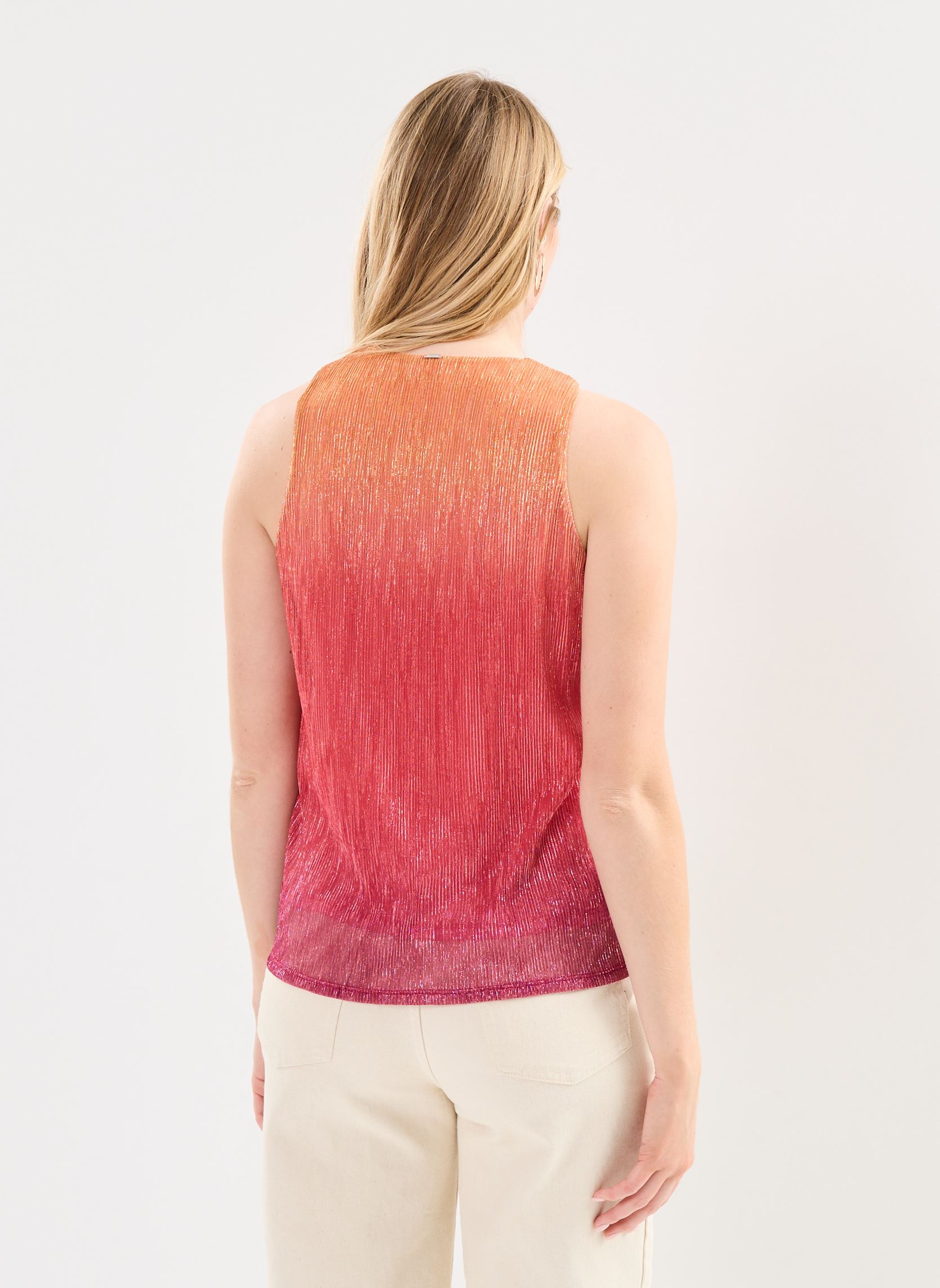 Débardeurs BY11445 femme multicolore IKKS Women Débardeurs BY11445 femme multicolore MANDARINE