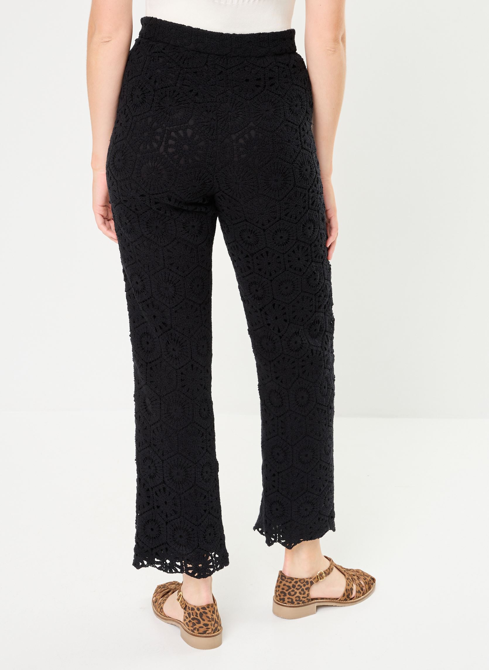 Pantalons larges BY22305 femme noir IKKS Women Pantalons larges BY22305 femme noir NOIR