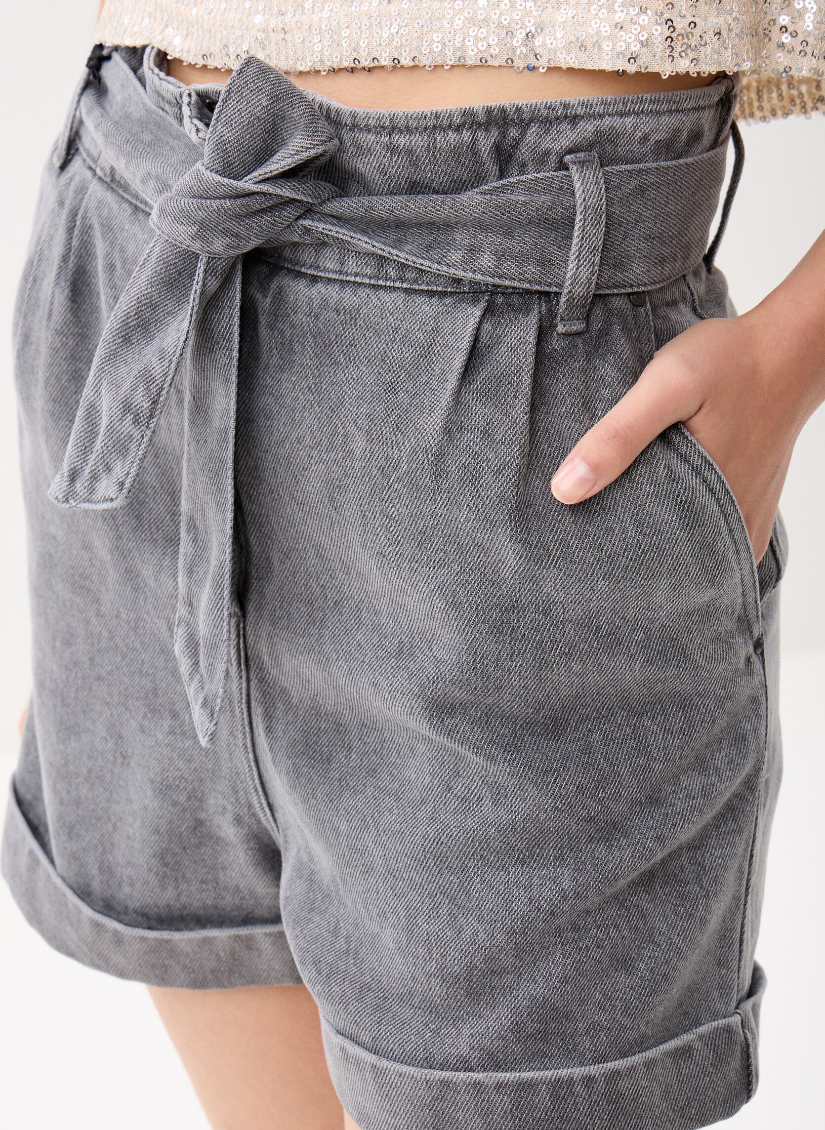 Shorts BY26135 dames grijs IKKS Women Shorts BY26135 dames grijs LIGHT GREY