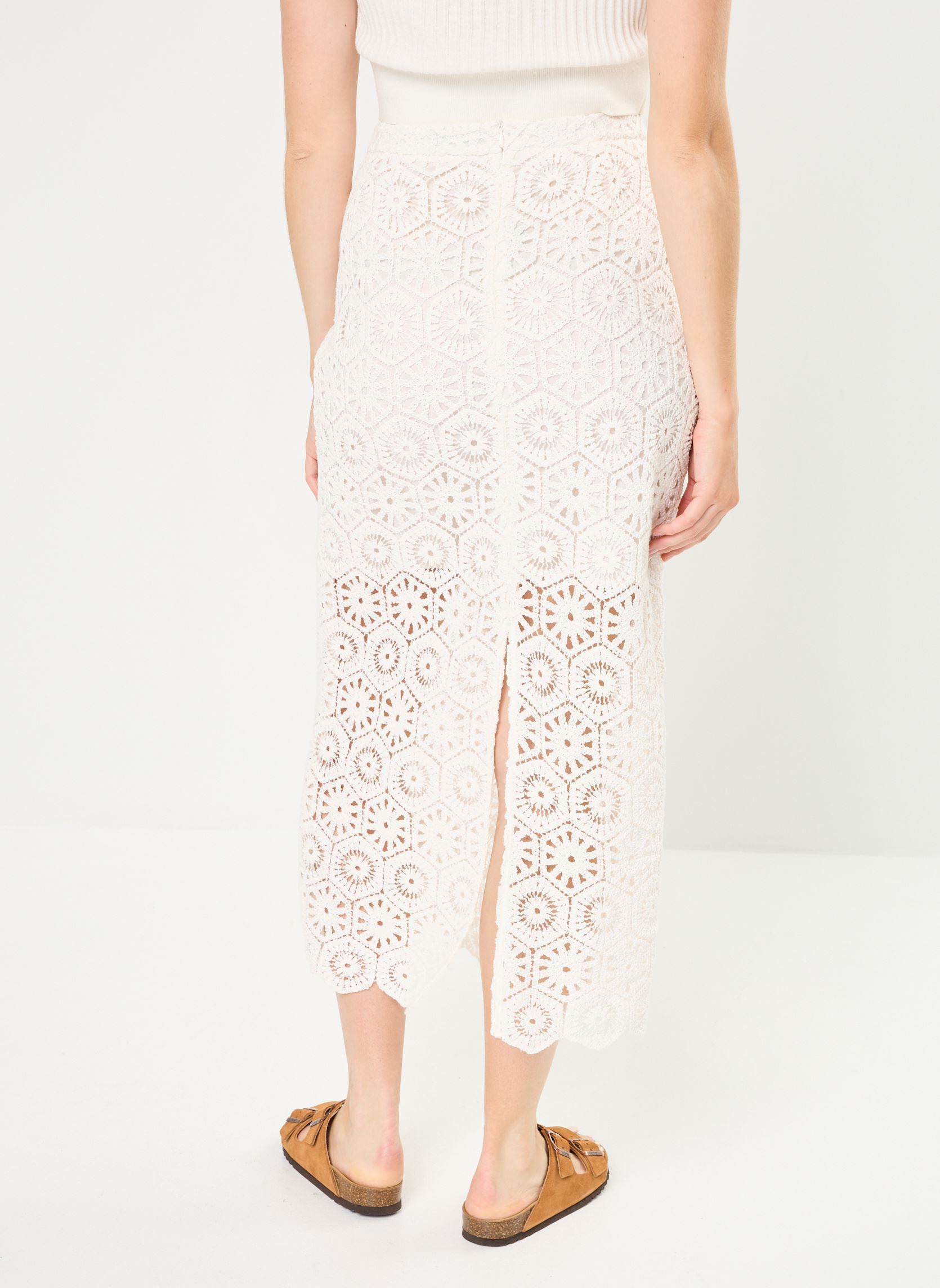 Gonne al ginocchio BY27255 donna bianco IKKS Women Gonne al ginocchio BY27255 donna bianco BLANC CASSÉ