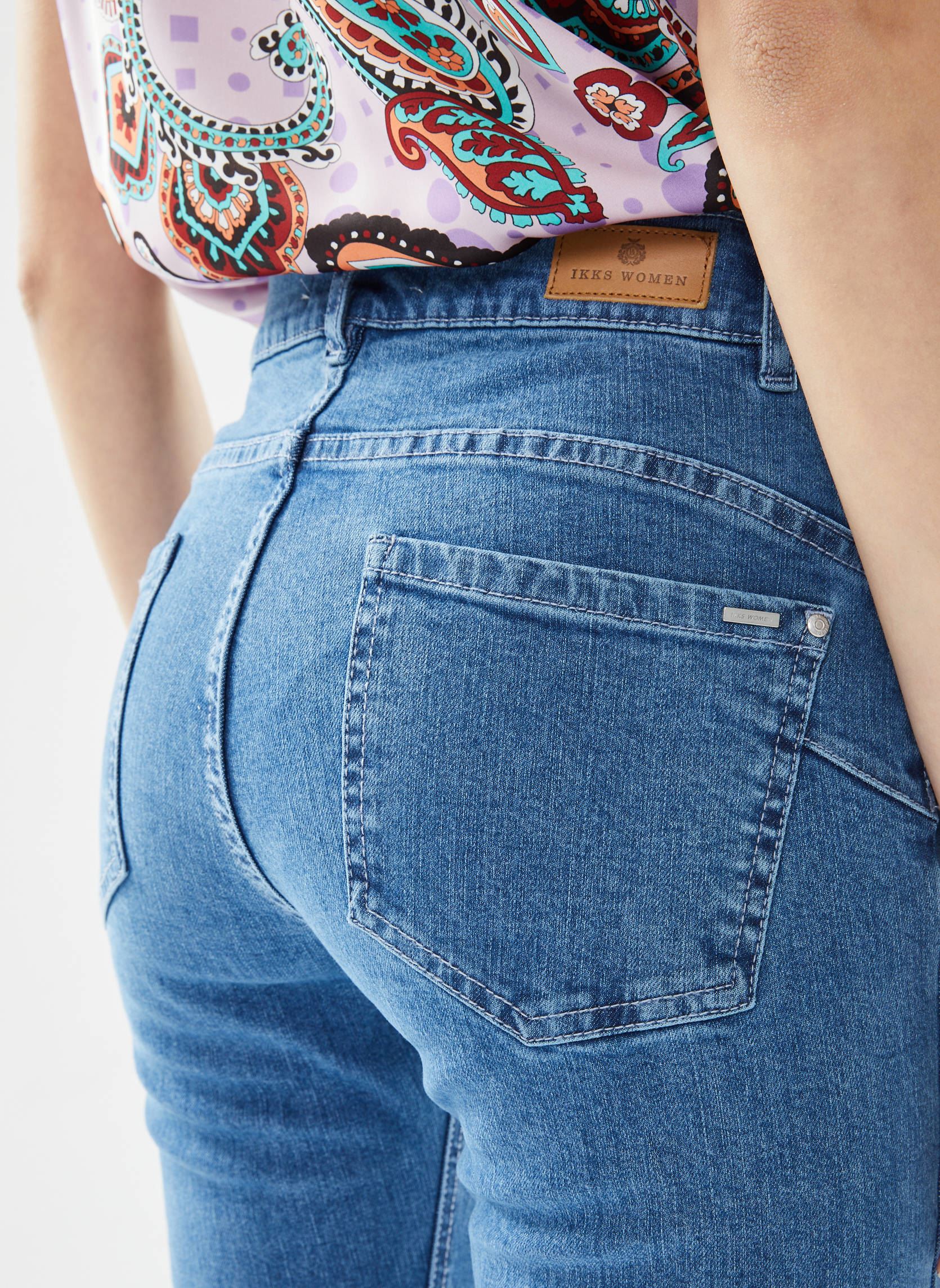 Jeans flare BY29165 femme bleu IKKS Women Jeans flare BY29165 femme bleu SUMMER BLUE