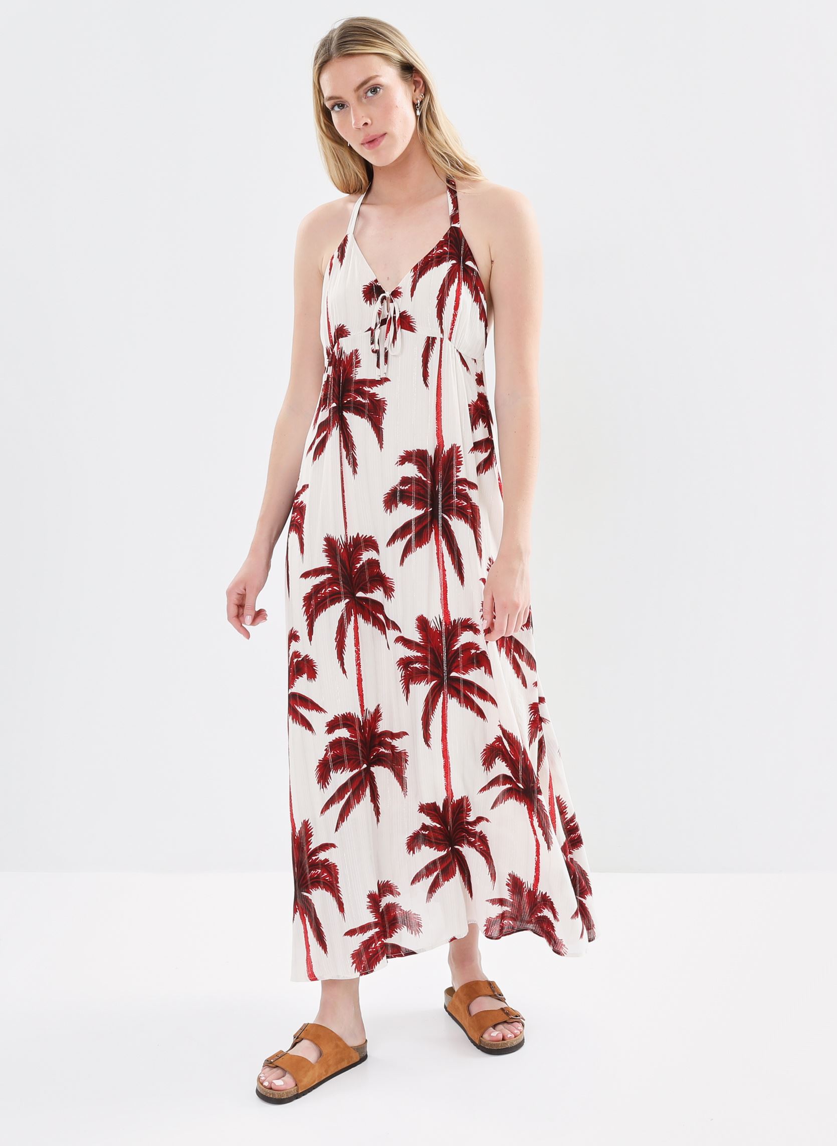 Robes longues BY31255 femme multicolore IKKS Women Robes longues BY31255 femme multicolore ECRU