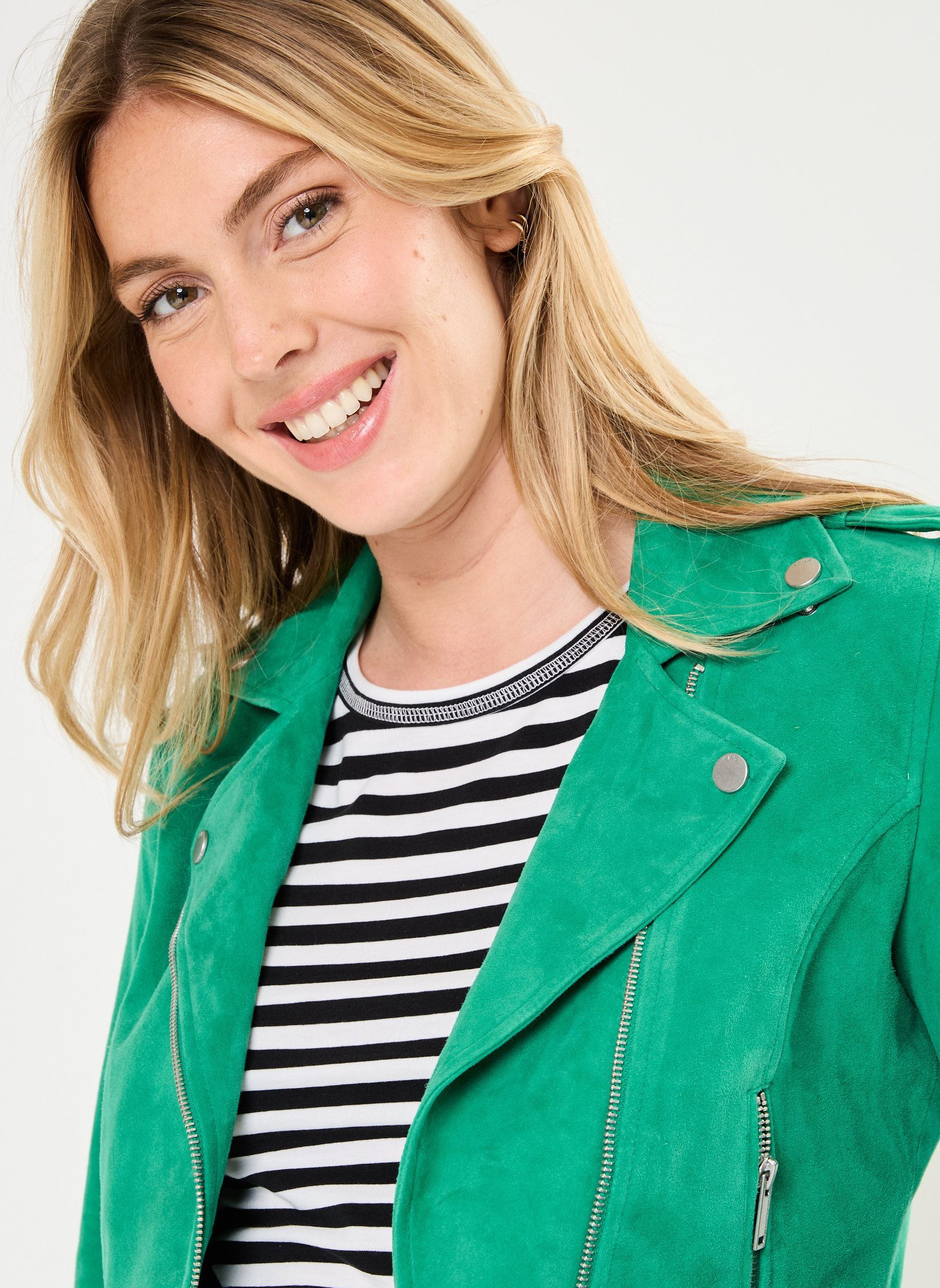 Bomberjacken BY48105 damen grün IKKS Women Bomberjacken BY48105 damen grün SMÉRALDO