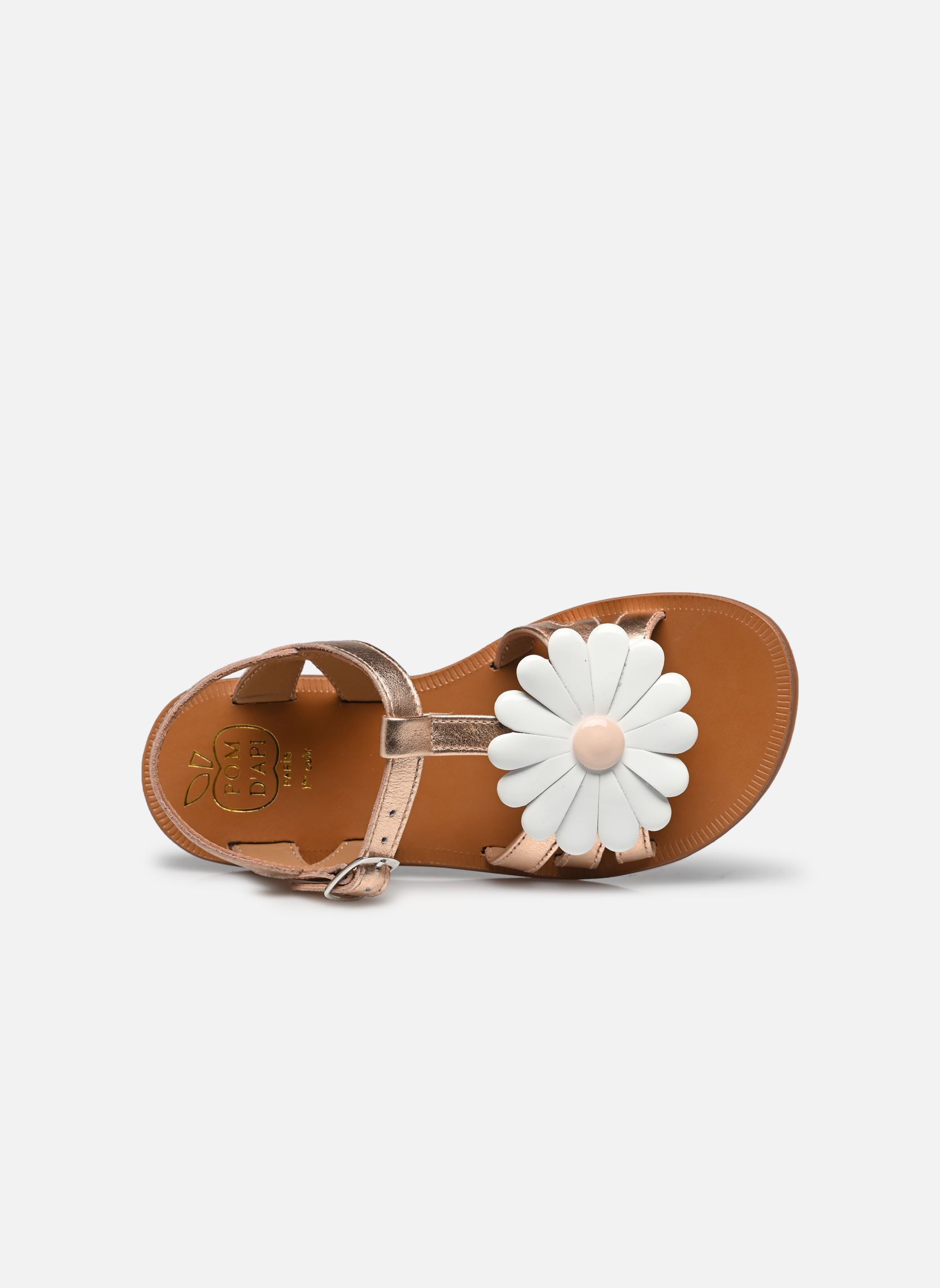 Sandales Plagette Big Flo fille rose Pom d Api Sandales Plagette Big Flo fille rose CUIVRE 2