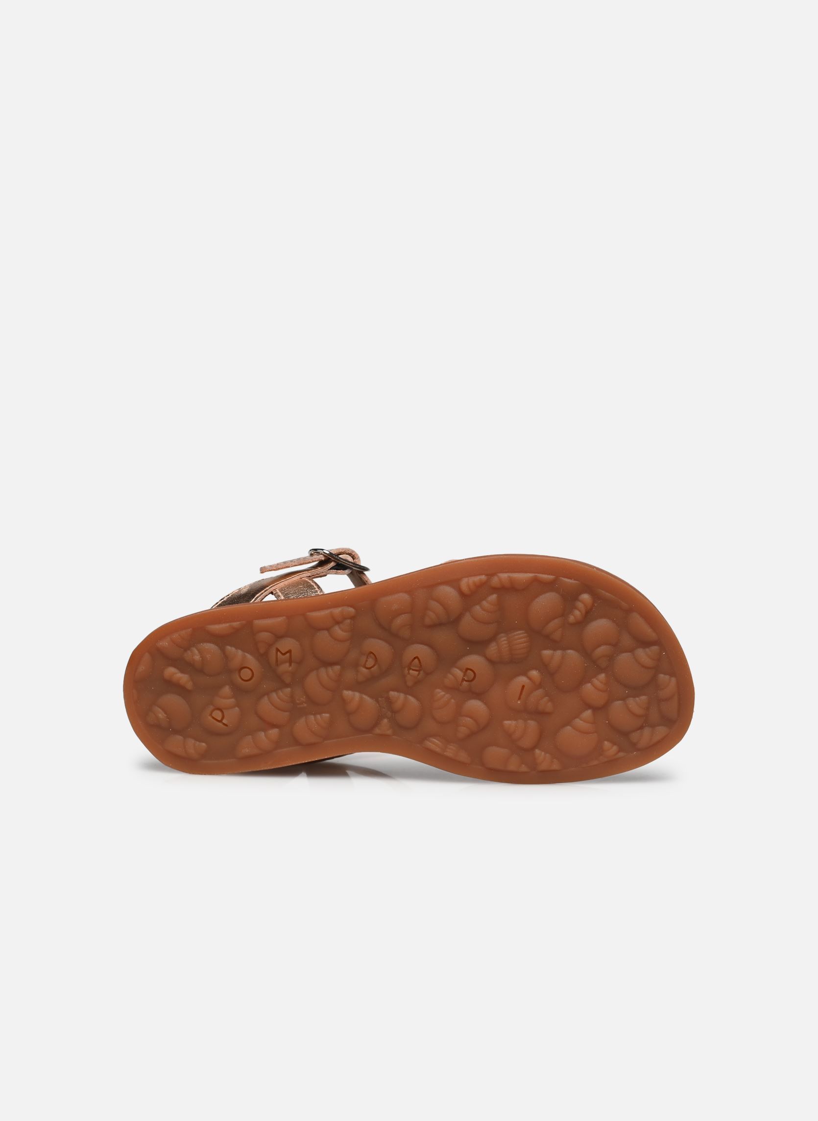 Sandales Plagette Big Flo fille rose Pom d Api Sandales Plagette Big Flo fille rose CUIVRE 2