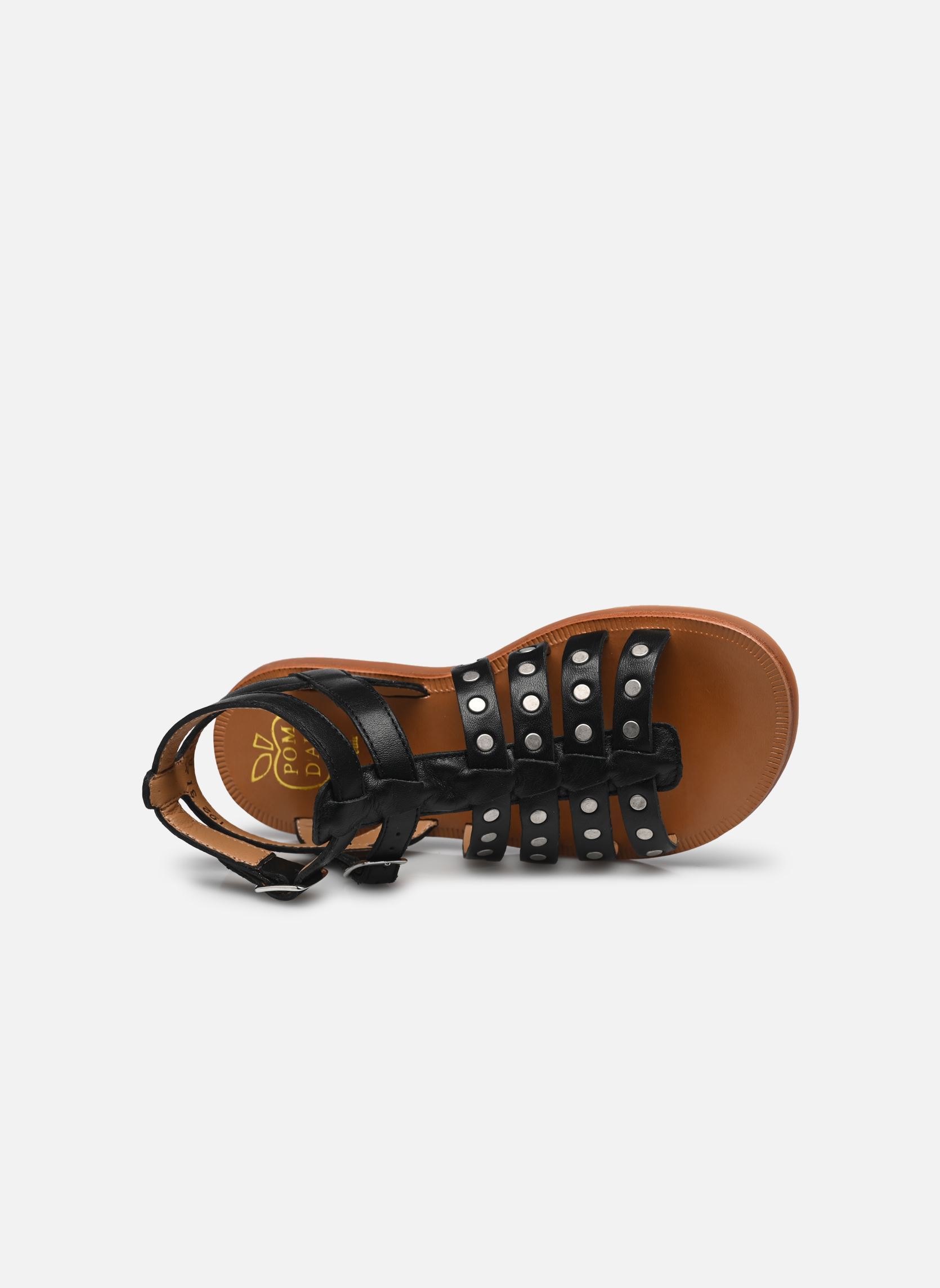 Sandali Plagette Stud bambina nero Pom d Api Sandali Plagette Stud bambina nero NOIR 2