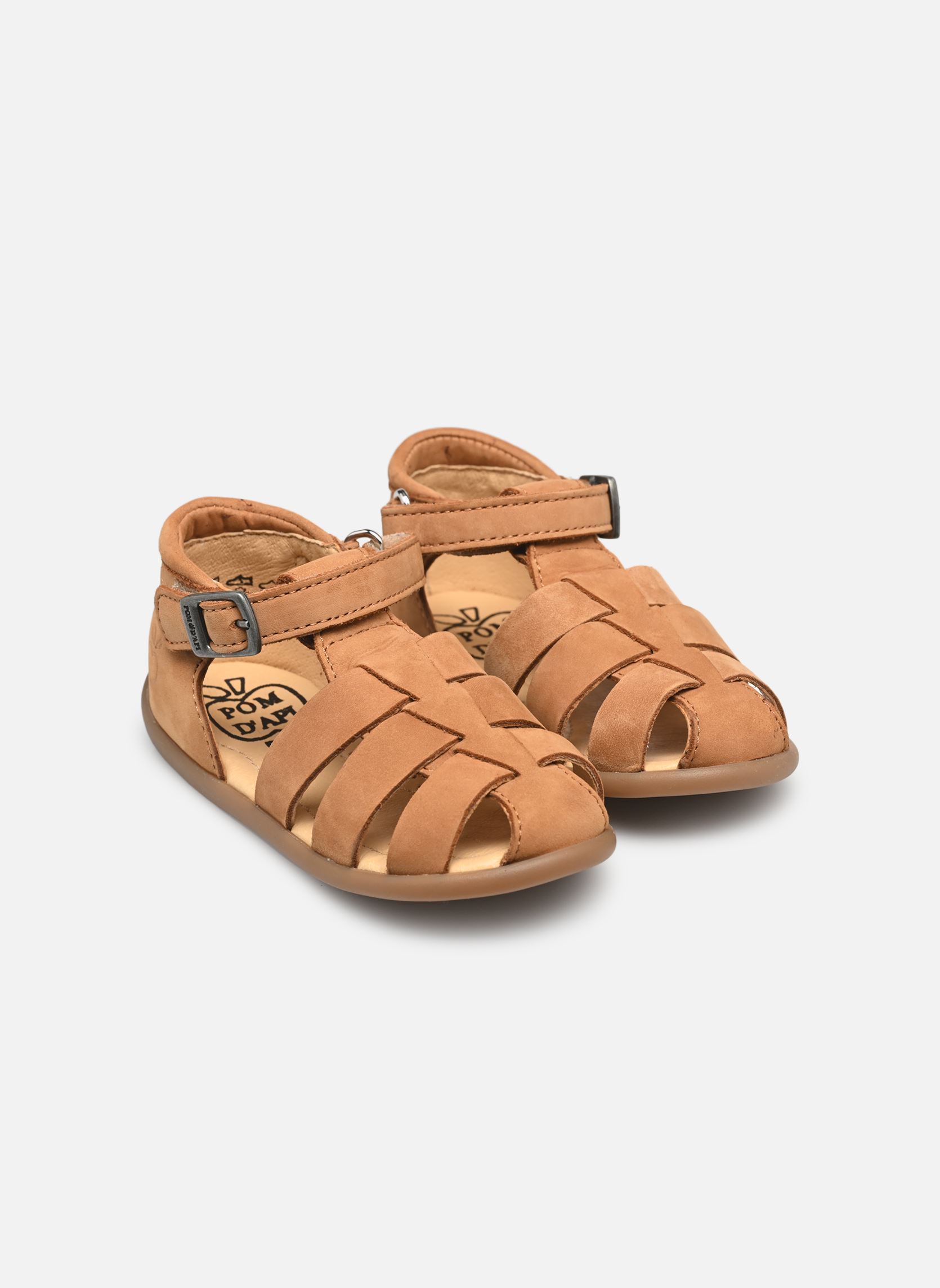 Sandales Stand-Up Papy garçon marron Pom d Api Sandales Stand-Up Papy garçon marron CAMEL