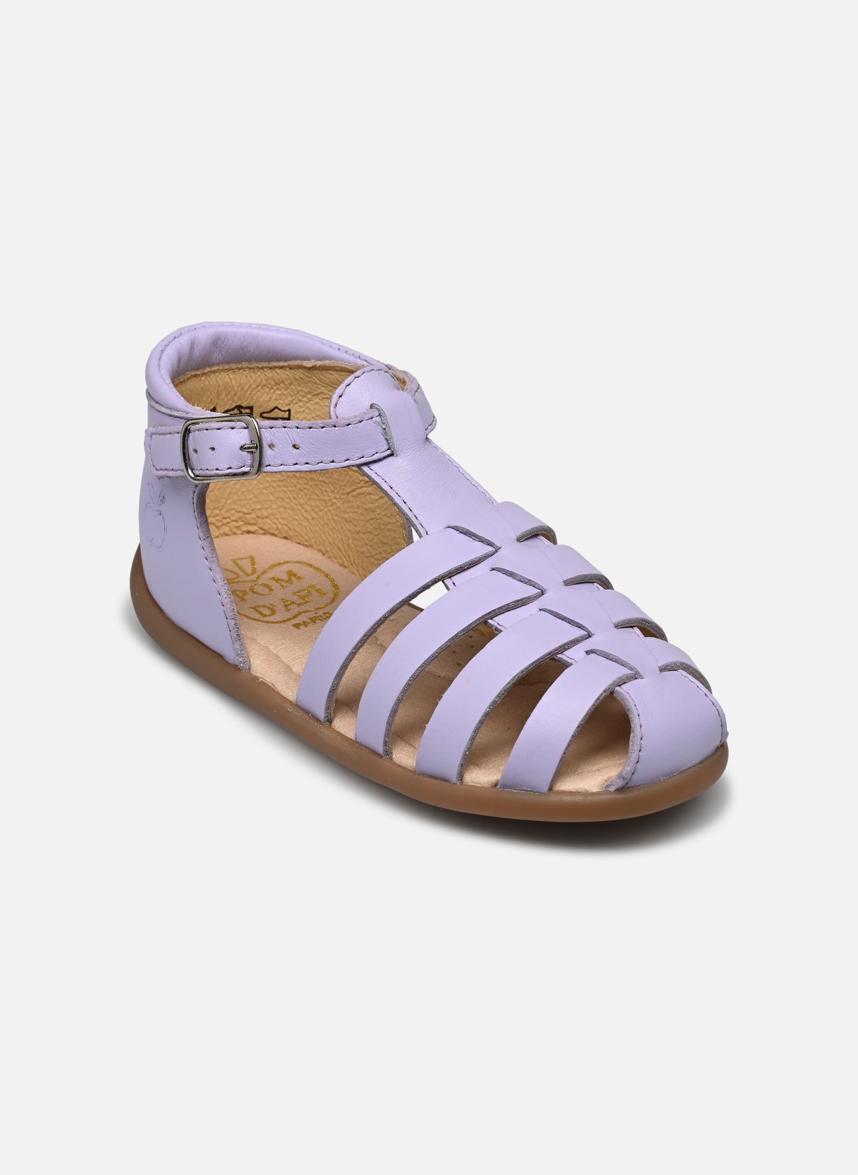 Sandales Stand-Up Strap fille violet Pom d Api Sandales Stand-Up Strap fille violet LILAS