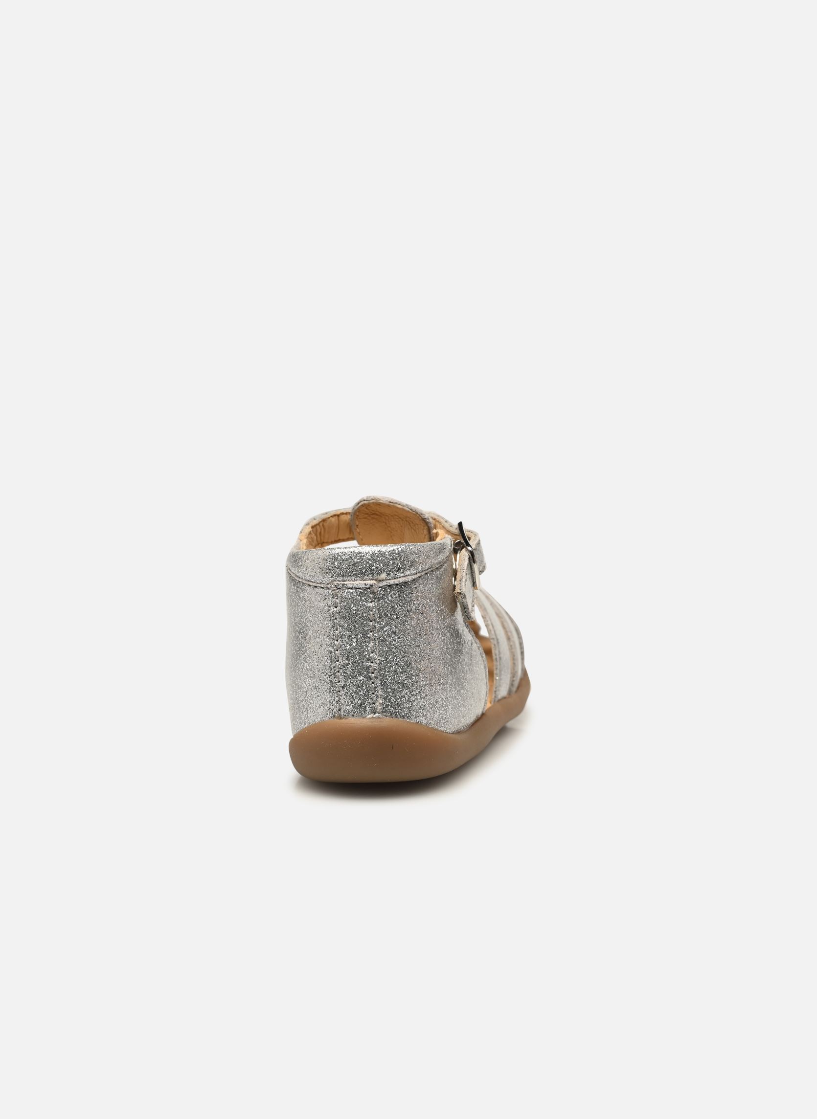 Sandales Stand-Up Strap fille argent Pom d Api Sandales Stand-Up Strap fille argent ARGENT