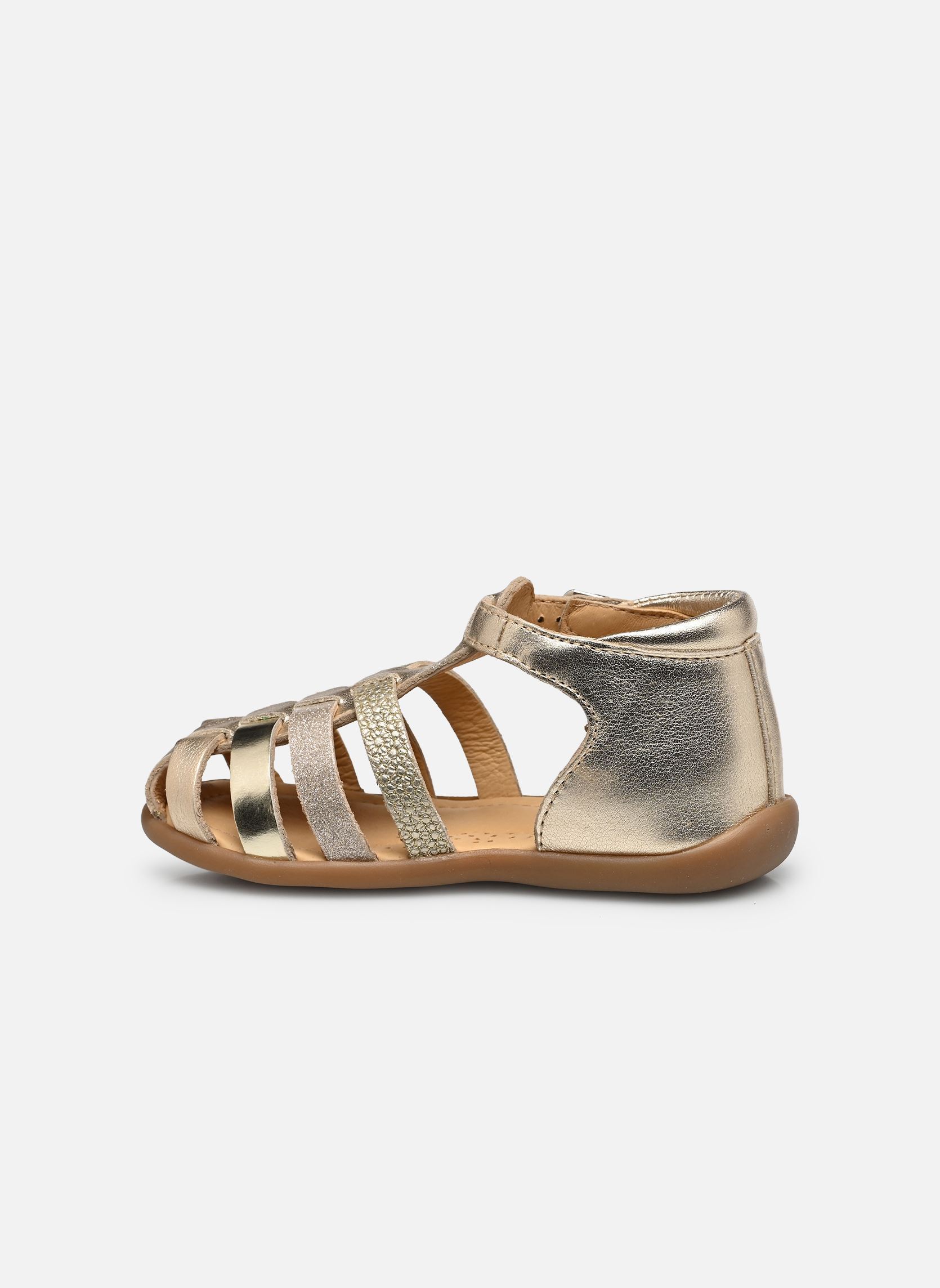 Sandalen Stand-Up Strap mädchen gold und bronze Pom d Api Sandalen Stand-Up Strap mädchen gold und bronze PLATINO