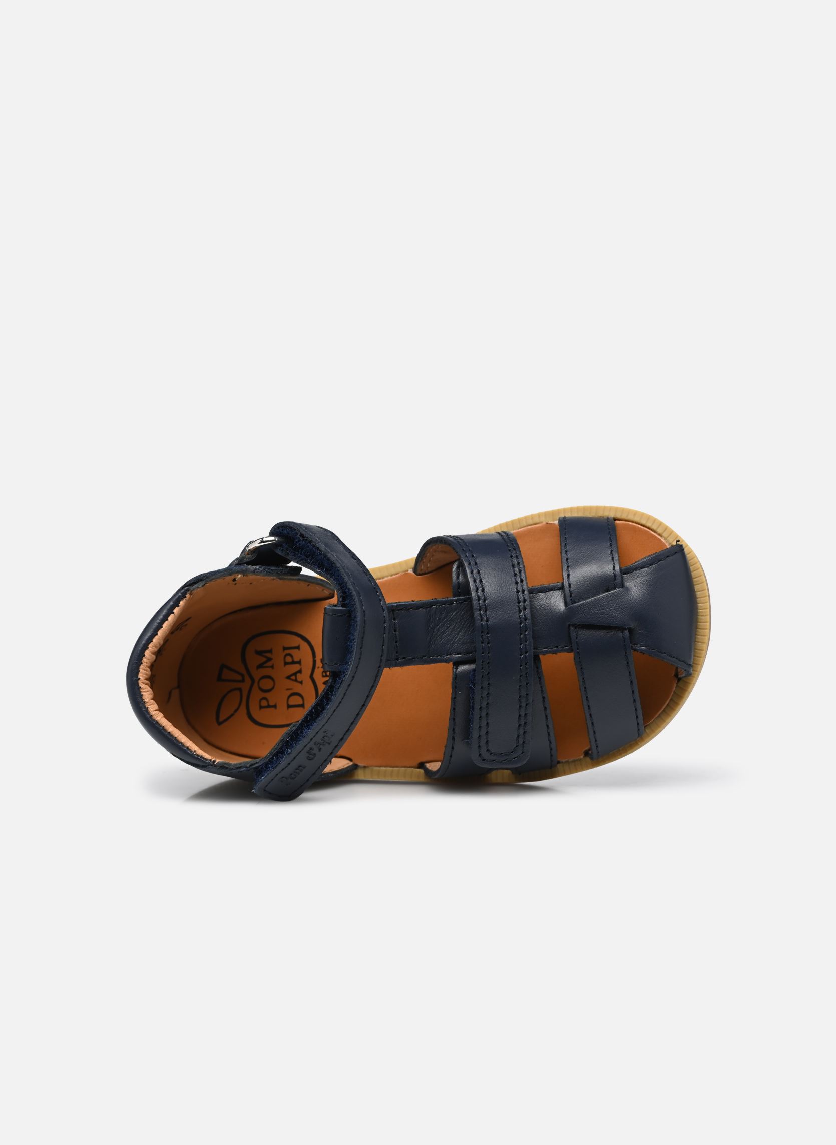 Sandales Poppy Boy Strap garçon bleu Pom d Api Sandales Poppy Boy Strap garçon bleu MARINE