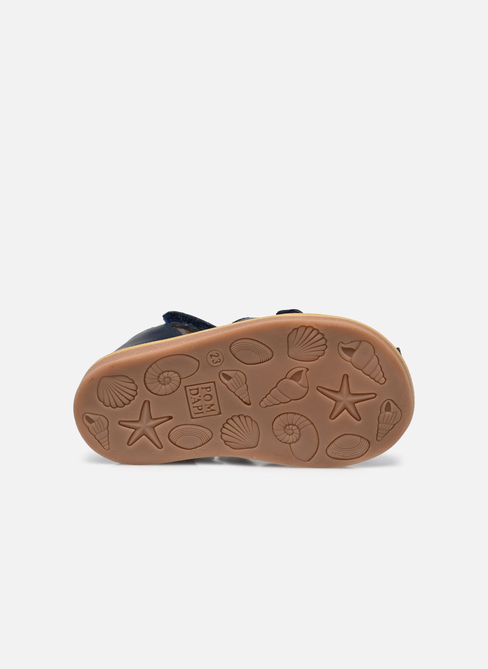Sandales Poppy Boy Strap garçon bleu Pom d Api Sandales Poppy Boy Strap garçon bleu MARINE