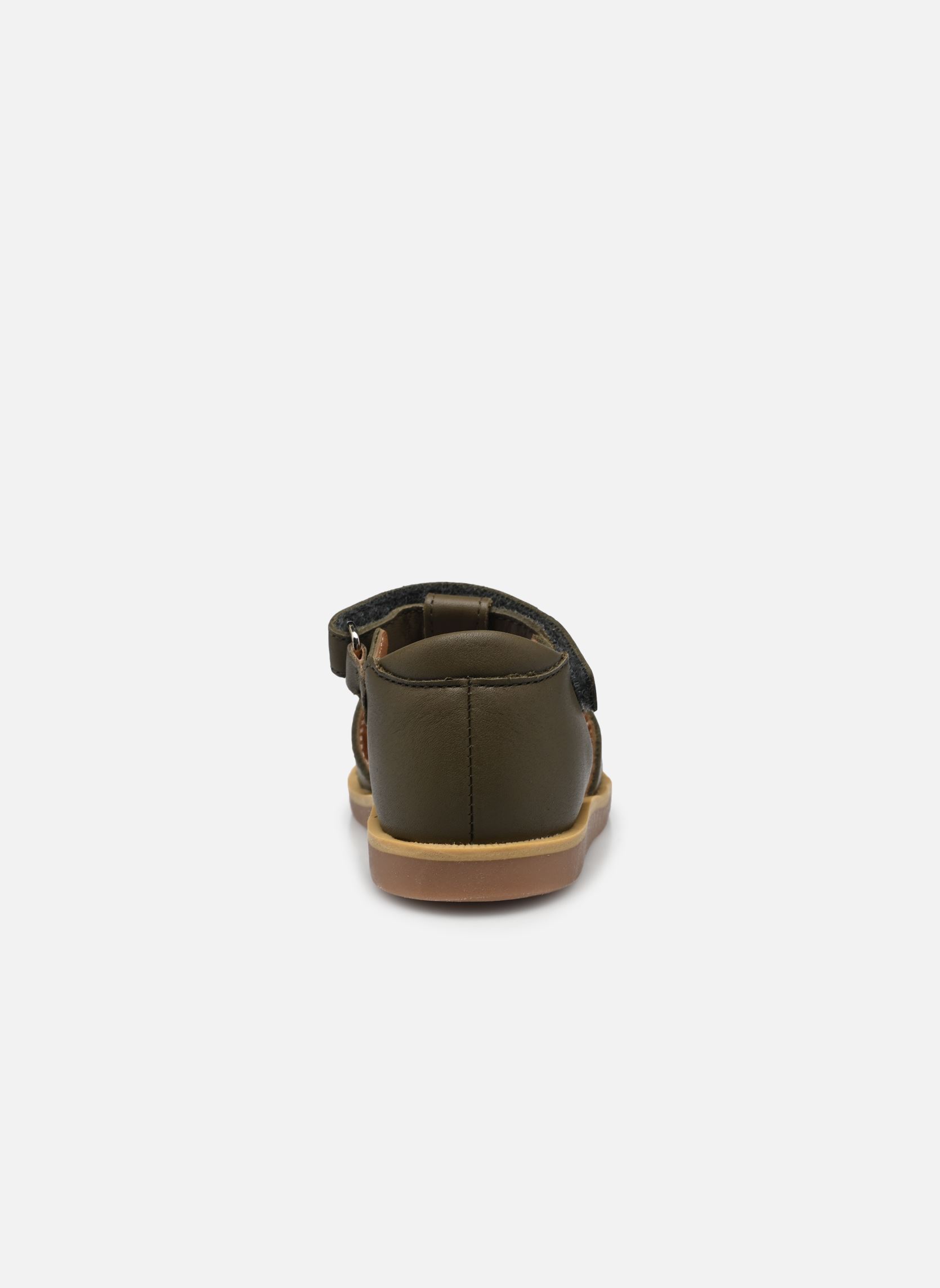 Sandales Poppy Boy Strap garçon vert Pom d Api Sandales Poppy Boy Strap garçon vert KAKI