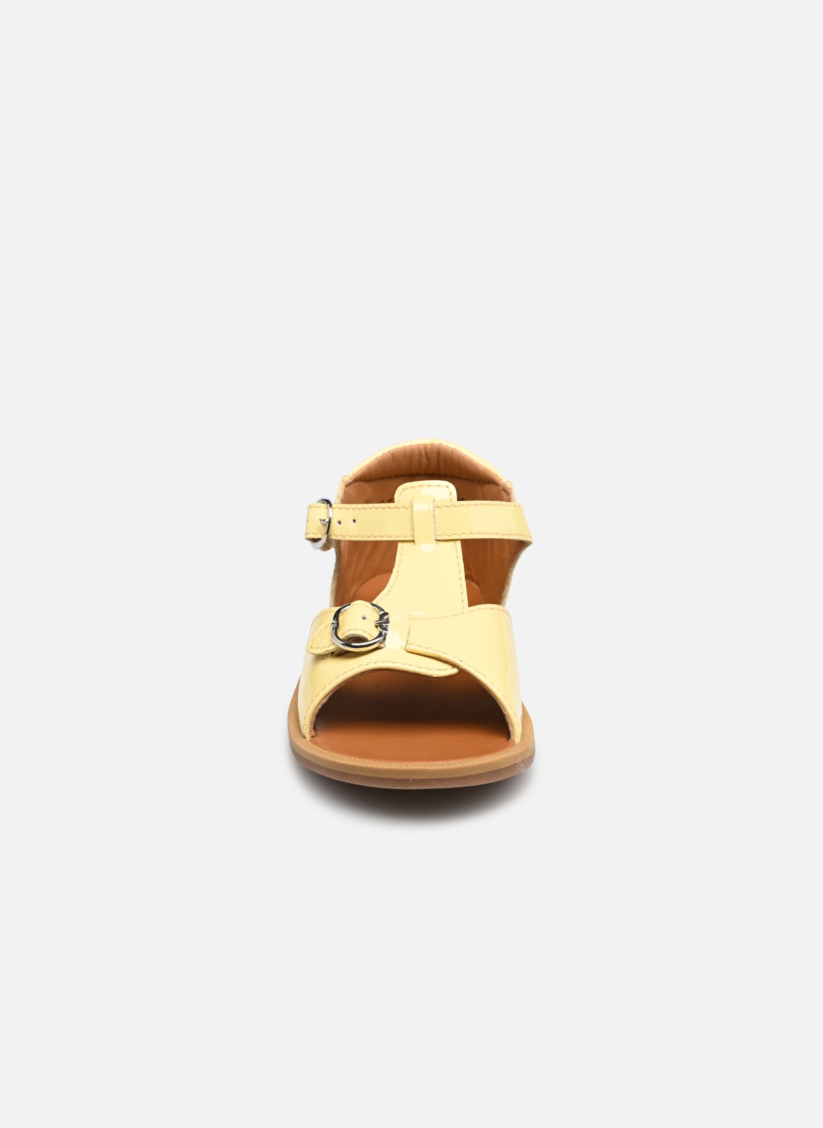 Sandales Poppy Bucky fille jaune Pom d Api Sandales Poppy Bucky fille jaune BUTTER