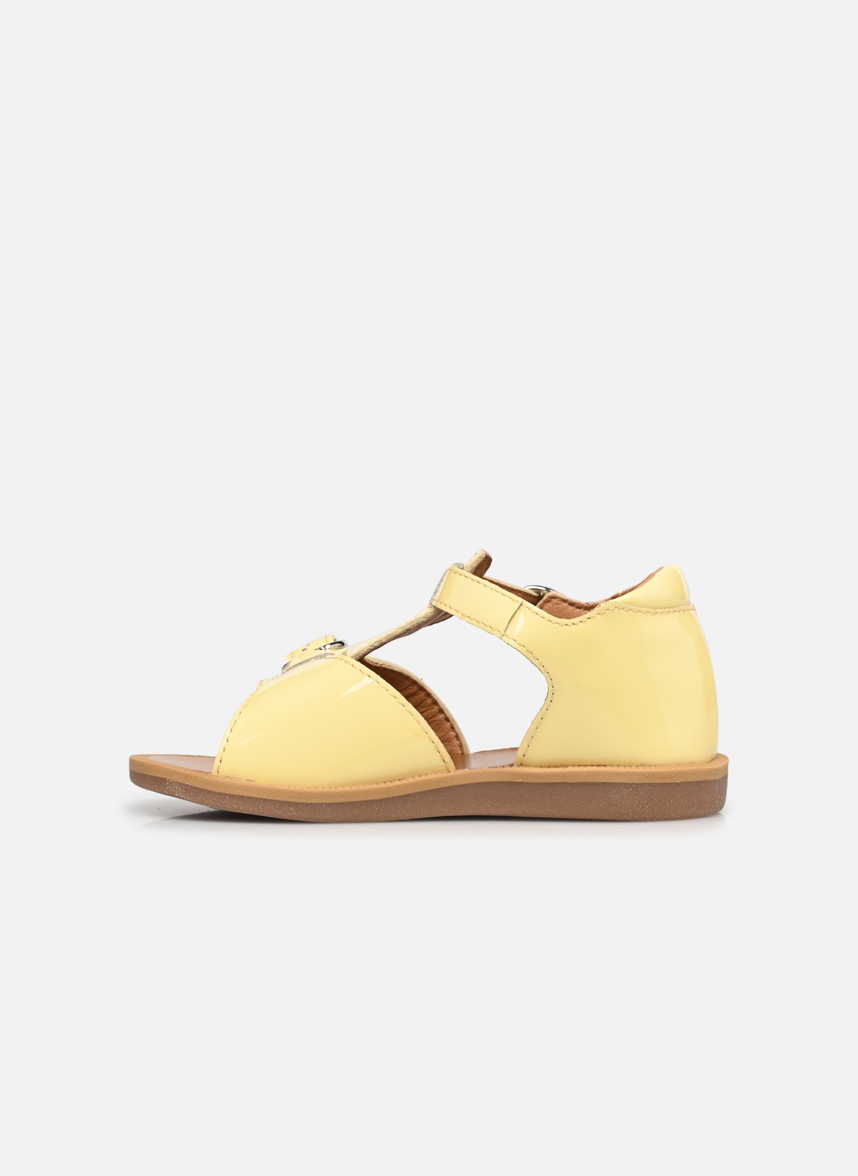 Sandales Poppy Bucky fille jaune Pom d Api Sandales Poppy Bucky fille jaune BUTTER