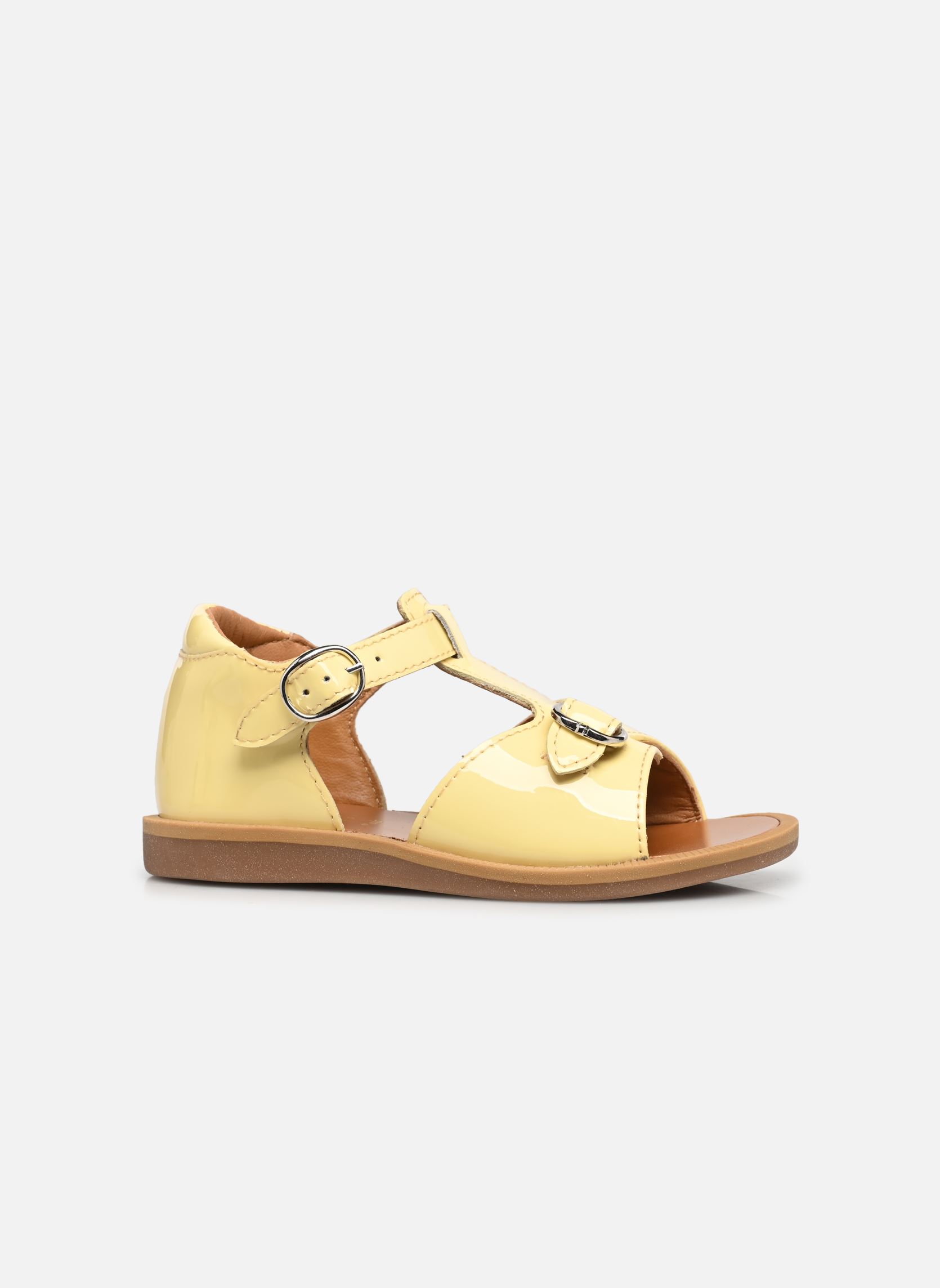 Sandales Poppy Bucky fille jaune Pom d Api Sandales Poppy Bucky fille jaune BUTTER