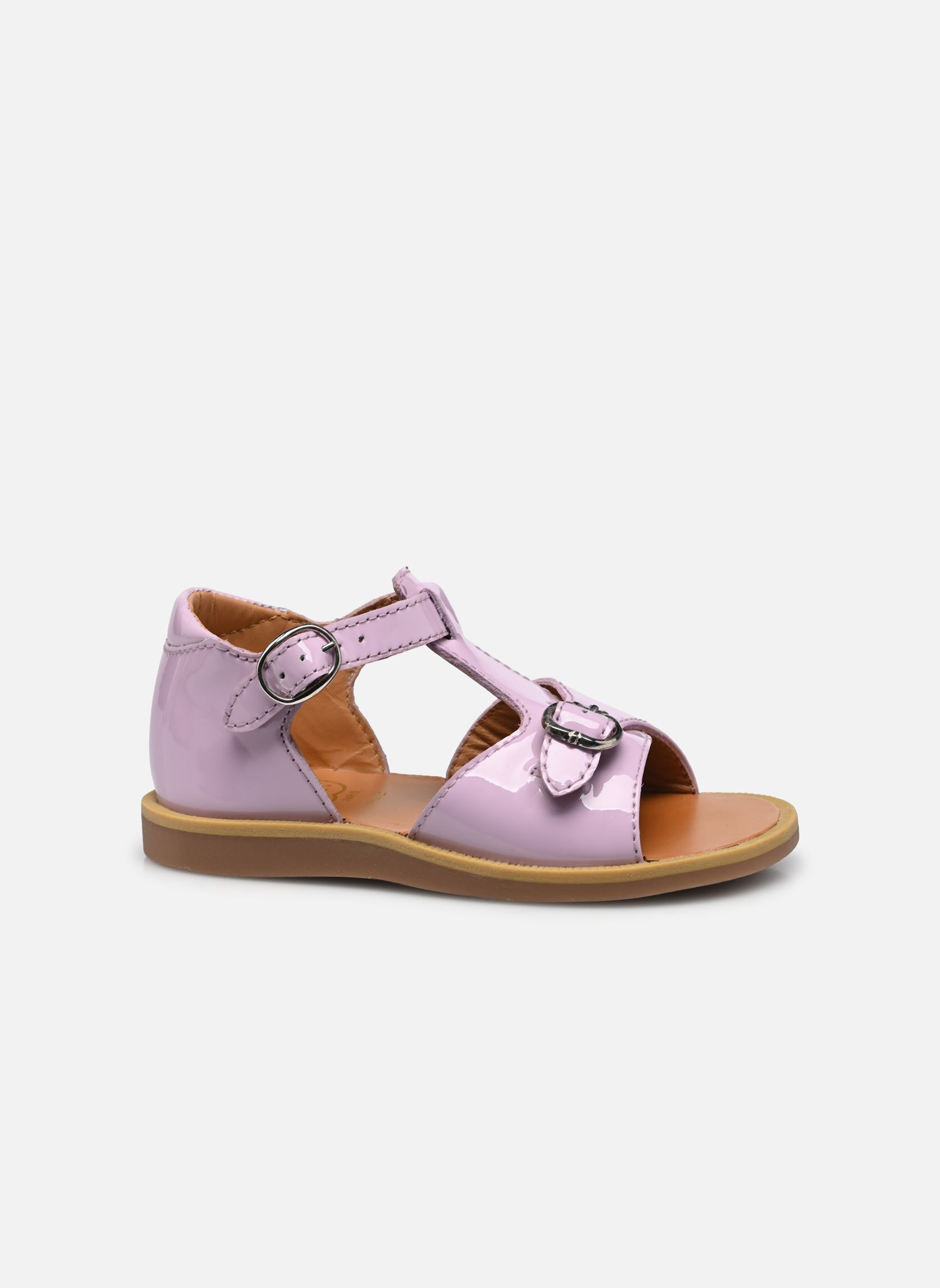 Sandales Poppy Bucky fille violet Pom d Api Sandales Poppy Bucky fille violet LILAS