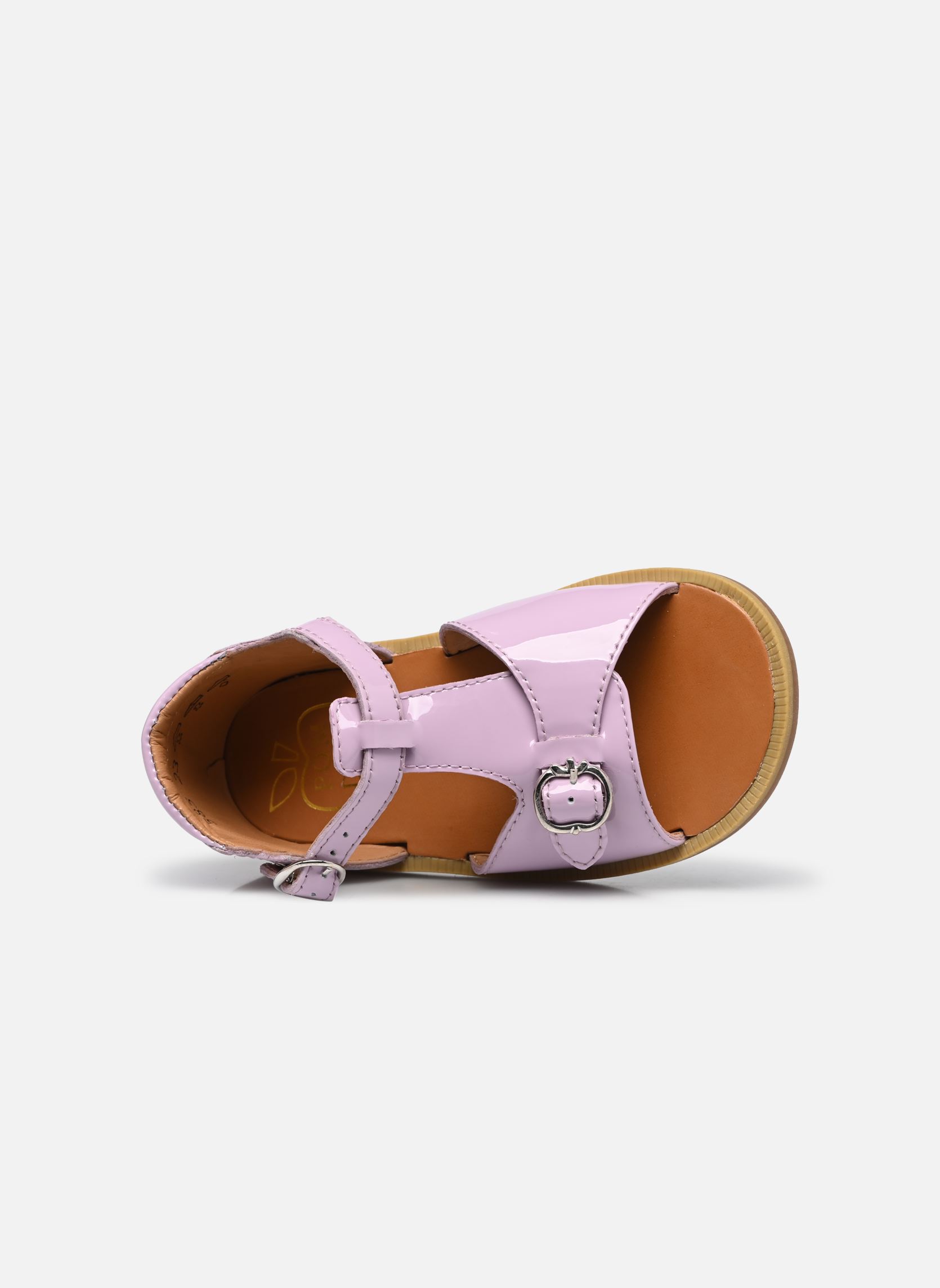 Sandales Poppy Bucky fille violet Pom d Api Sandales Poppy Bucky fille violet LILAS