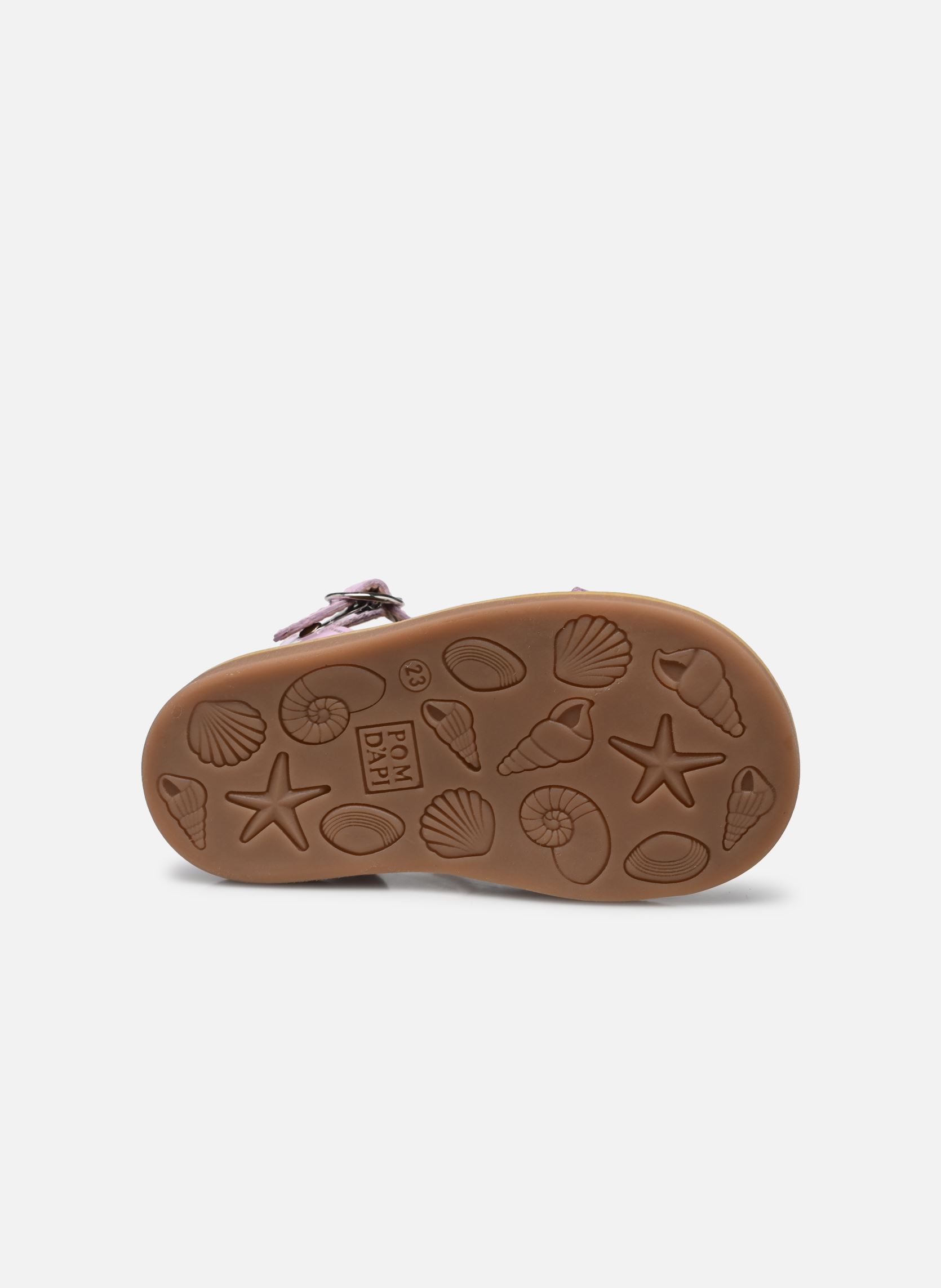 Sandales Poppy Bucky fille violet Pom d Api Sandales Poppy Bucky fille violet LILAS