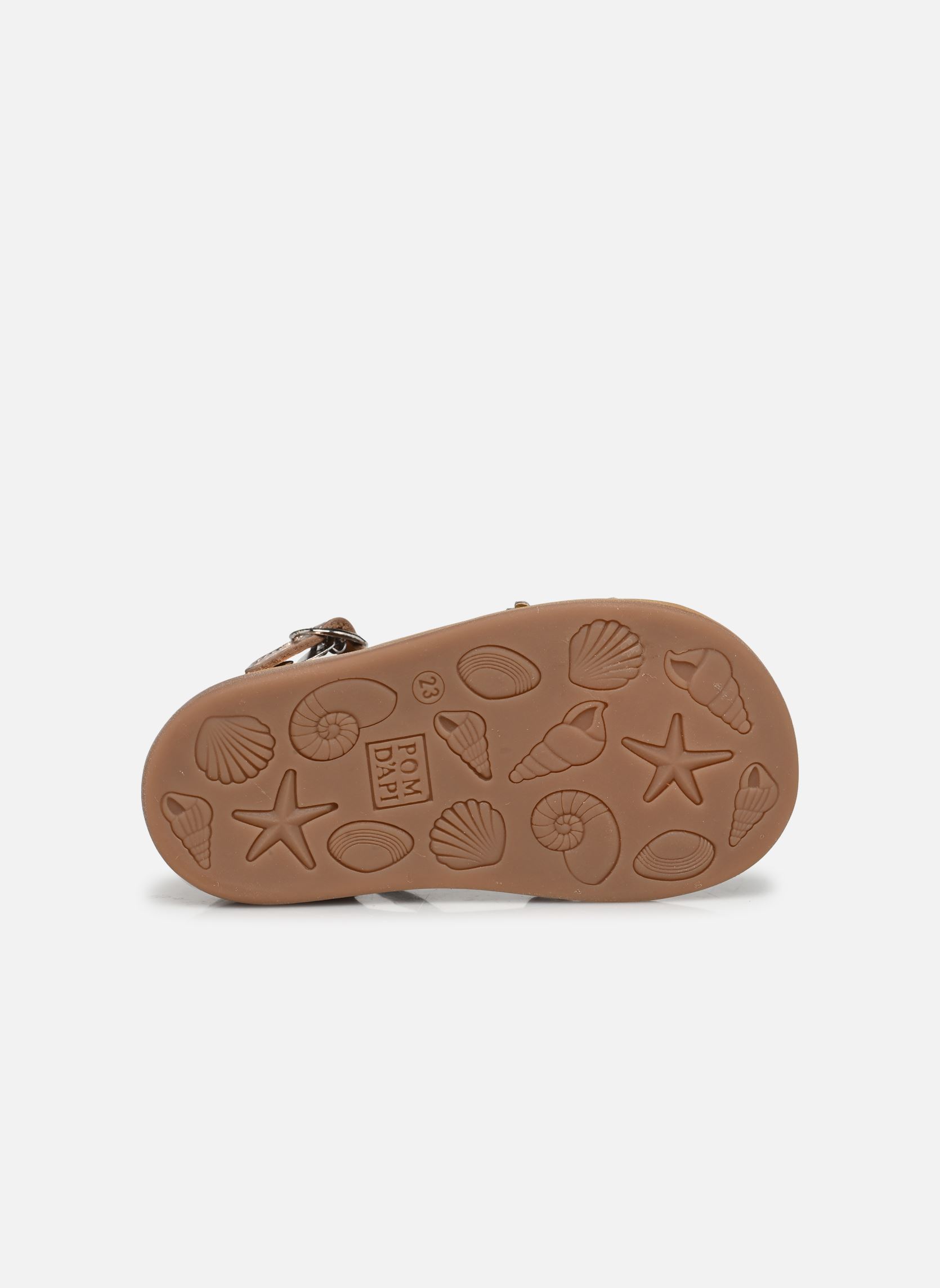 Sandales Poppy Multi Daisy fille or et bronze Pom d Api Sandales Poppy Multi Daisy fille or et bronze ORO PALLA