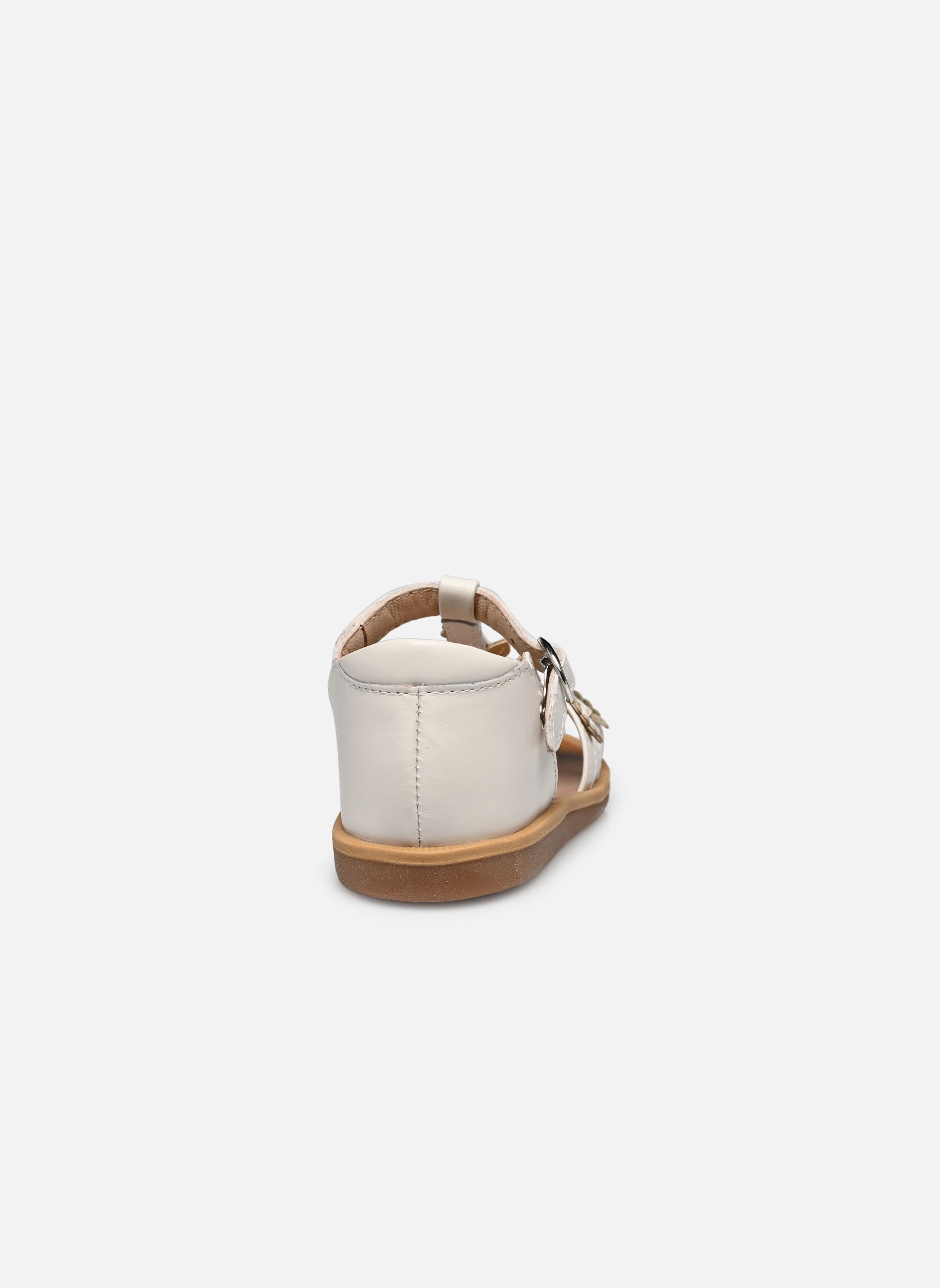 Sandalias Poppy Multi Daisy niña blanco Pom d Api Sandalias Poppy Multi Daisy niña blanco CREMA-MULTI
