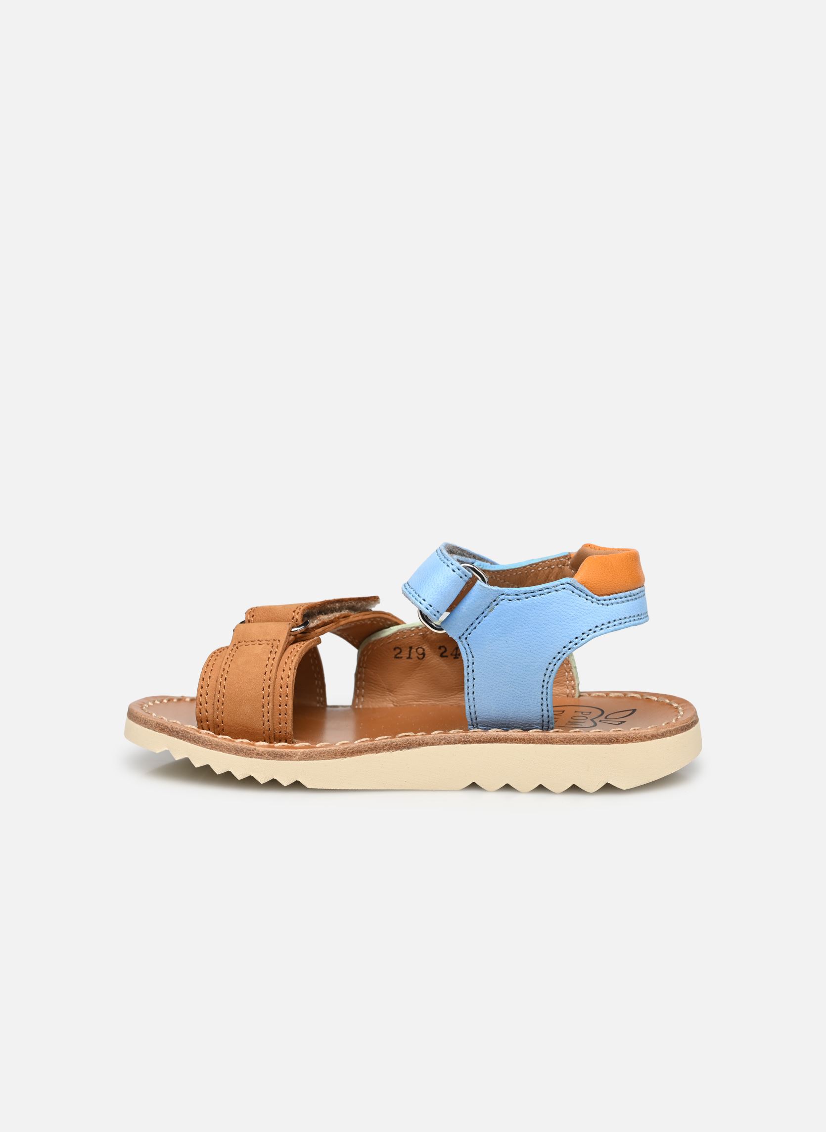 Sandalen Waff Jimy jungen mehrfarbig Pom d Api Sandalen Waff Jimy jungen mehrfarbig CAMEL-AZUR