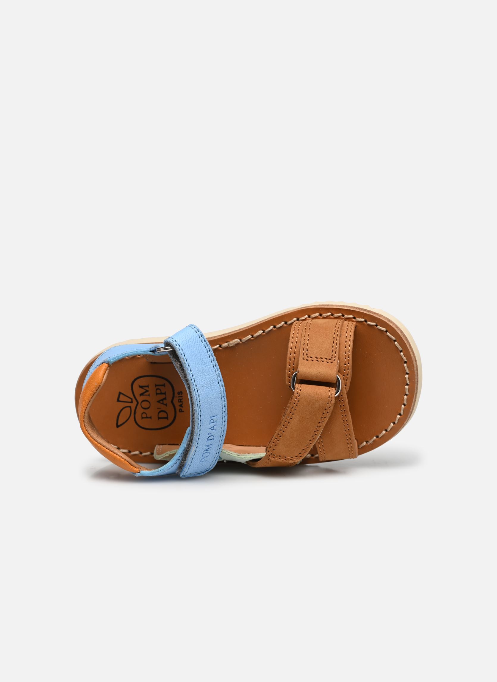 Sandalen Waff Jimy jungen mehrfarbig Pom d Api Sandalen Waff Jimy jungen mehrfarbig CAMEL-AZUR