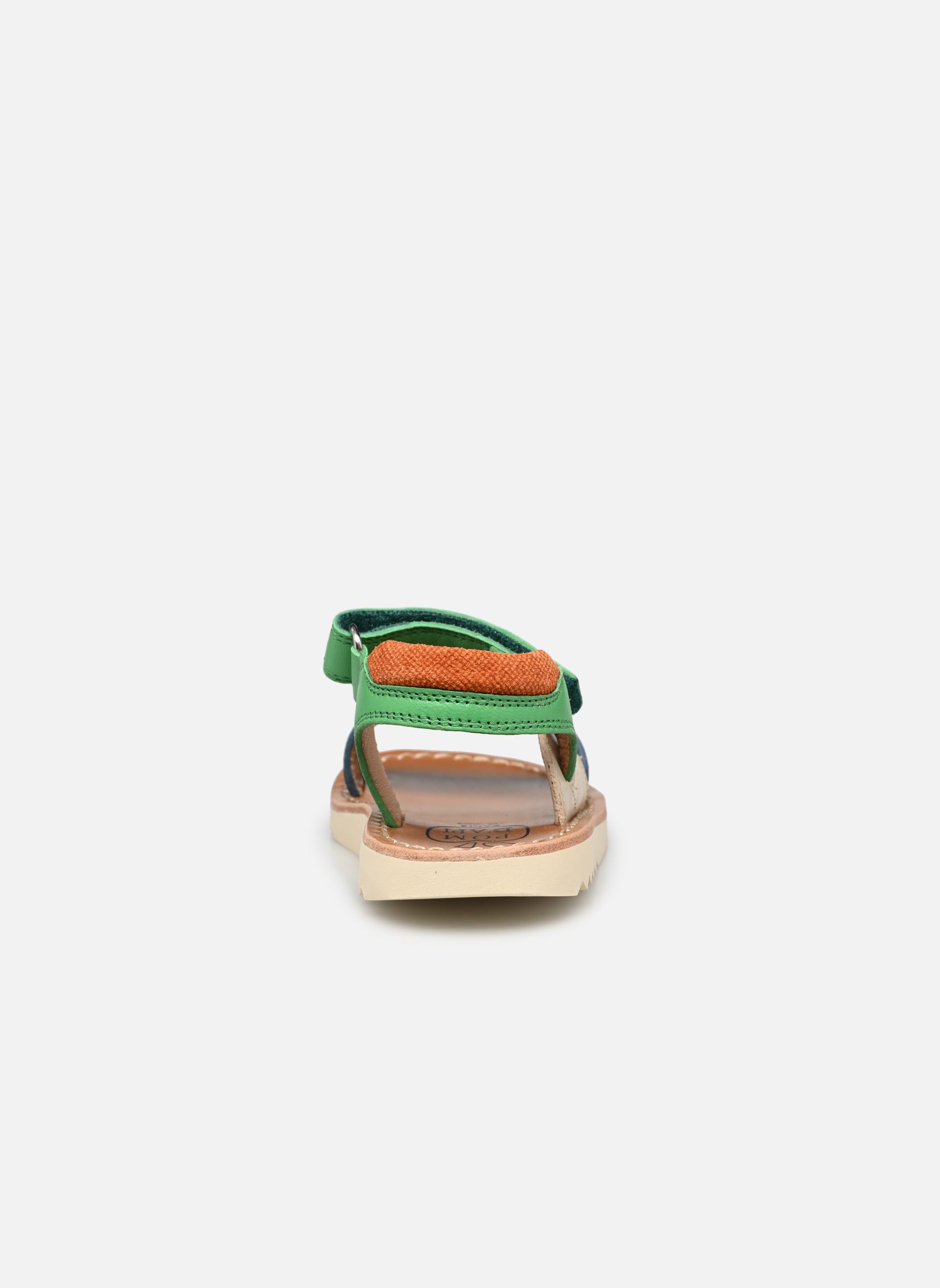 Sandales Waff Jimy garçon multicolore Pom d Api Sandales Waff Jimy garçon multicolore DENIM-VERT