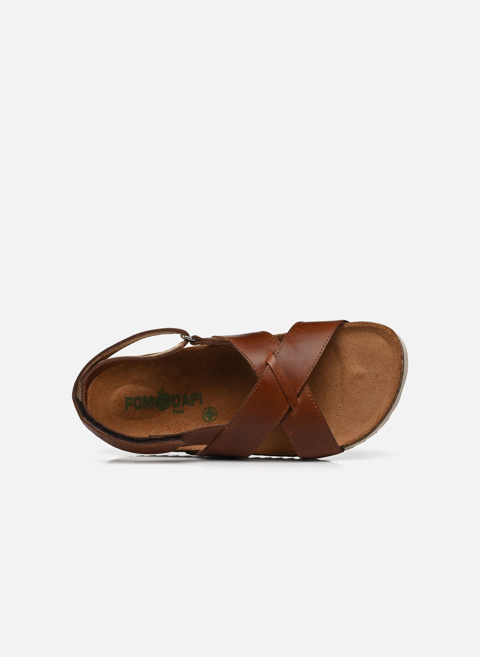 Sandalen Groot Cross jongens bruin Pom d Api Sandalen Groot Cross jongens bruin MARRON