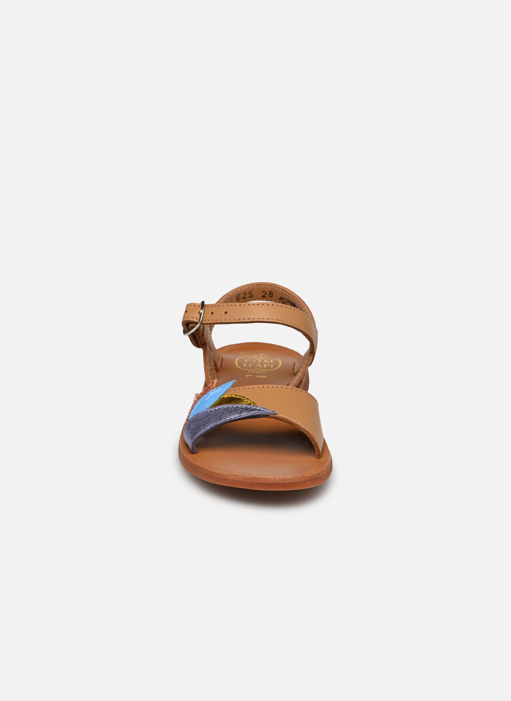 Sandales Plagette Ara fille multicolore Pom d Api Sandales Plagette Ara fille multicolore LIGHT CAMEL