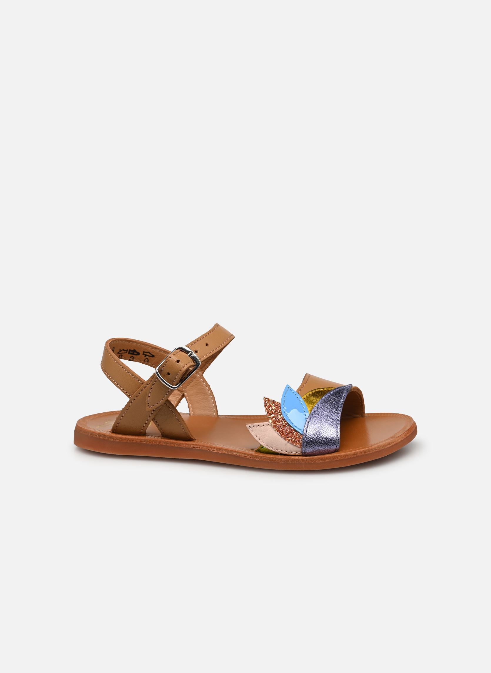 Sandales Plagette Ara fille multicolore Pom d Api Sandales Plagette Ara fille multicolore LIGHT CAMEL