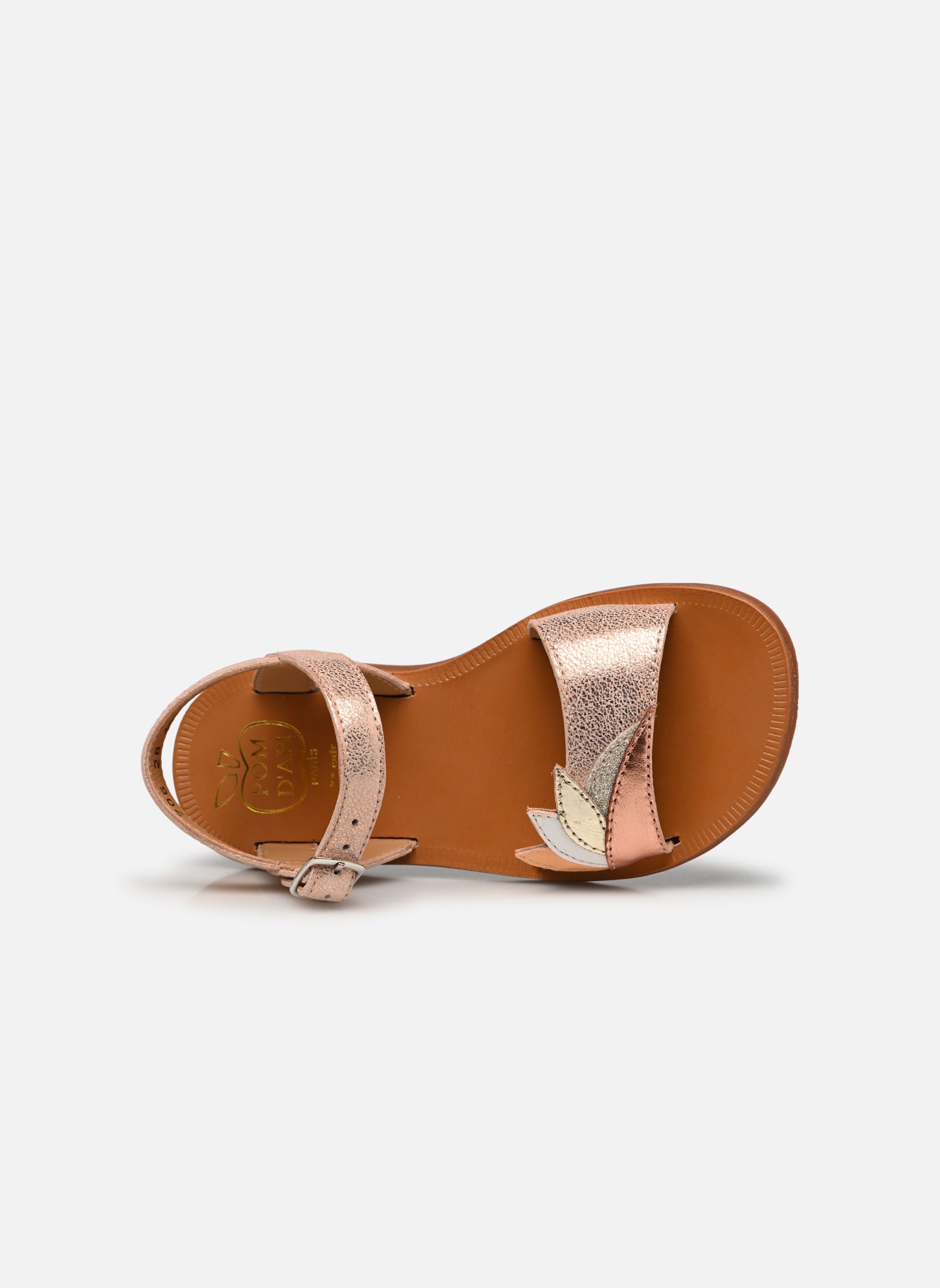 Sandalen Plagette Ara mädchen rosa Pom d Api Sandalen Plagette Ara mädchen rosa NUDE
