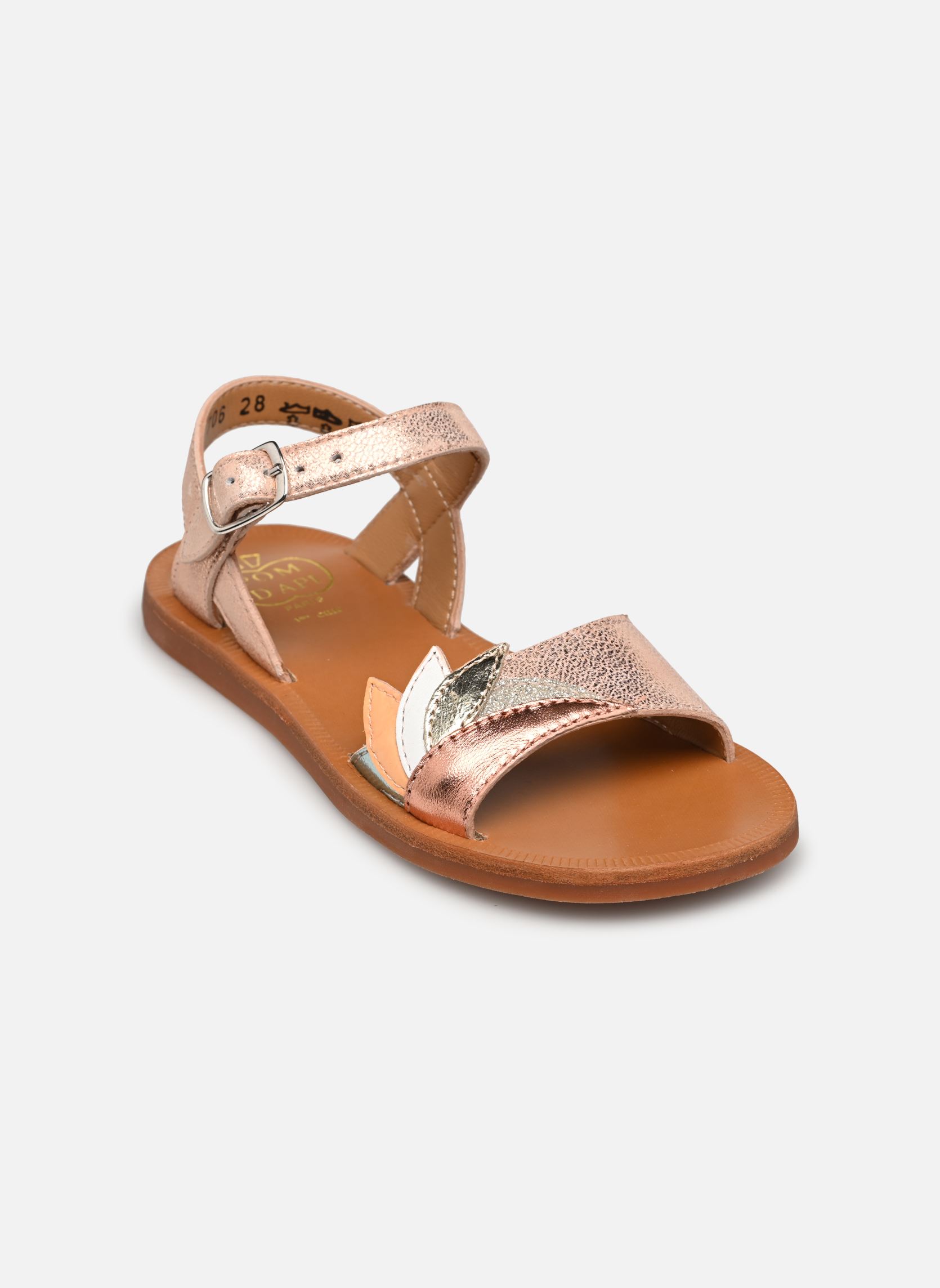Sandalen Plagette Ara mädchen rosa Pom d Api Sandalen Plagette Ara mädchen rosa NUDE