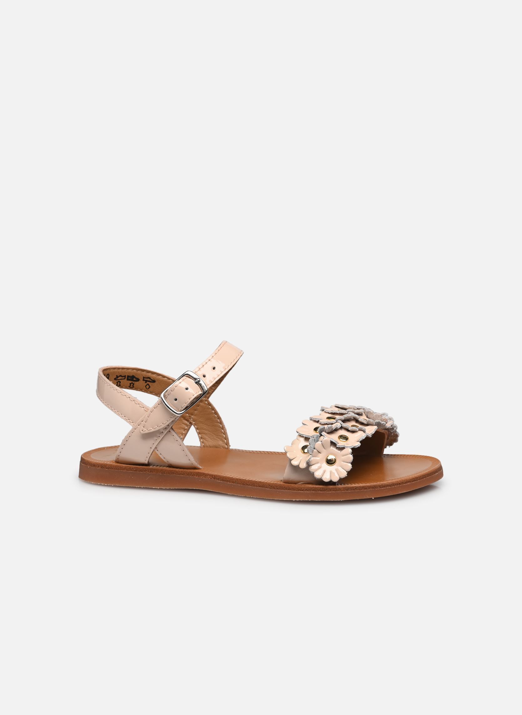 Sandali Plagette Multi Flo bambina rosa Pom d Api Sandali Plagette Multi Flo bambina rosa ROSE PALE