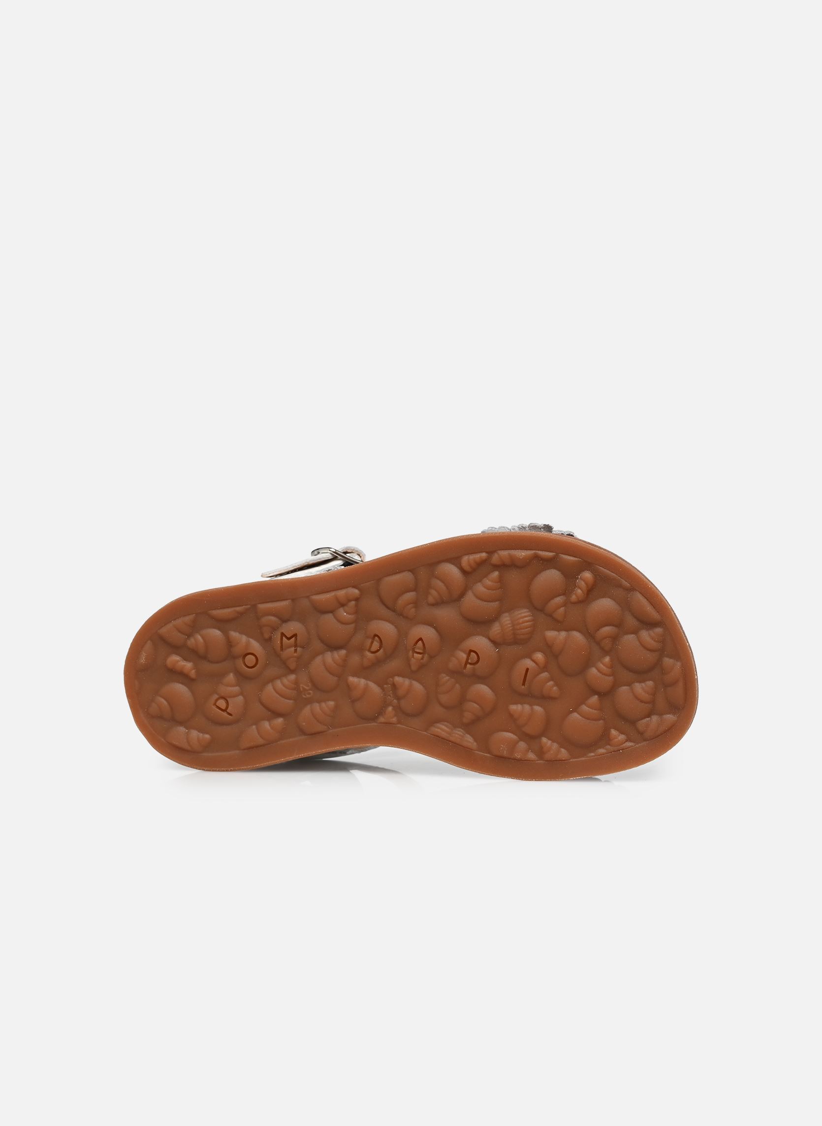 Sandales Plagette Multi Flo fille blanc Pom d Api Sandales Plagette Multi Flo fille blanc BLANC 3