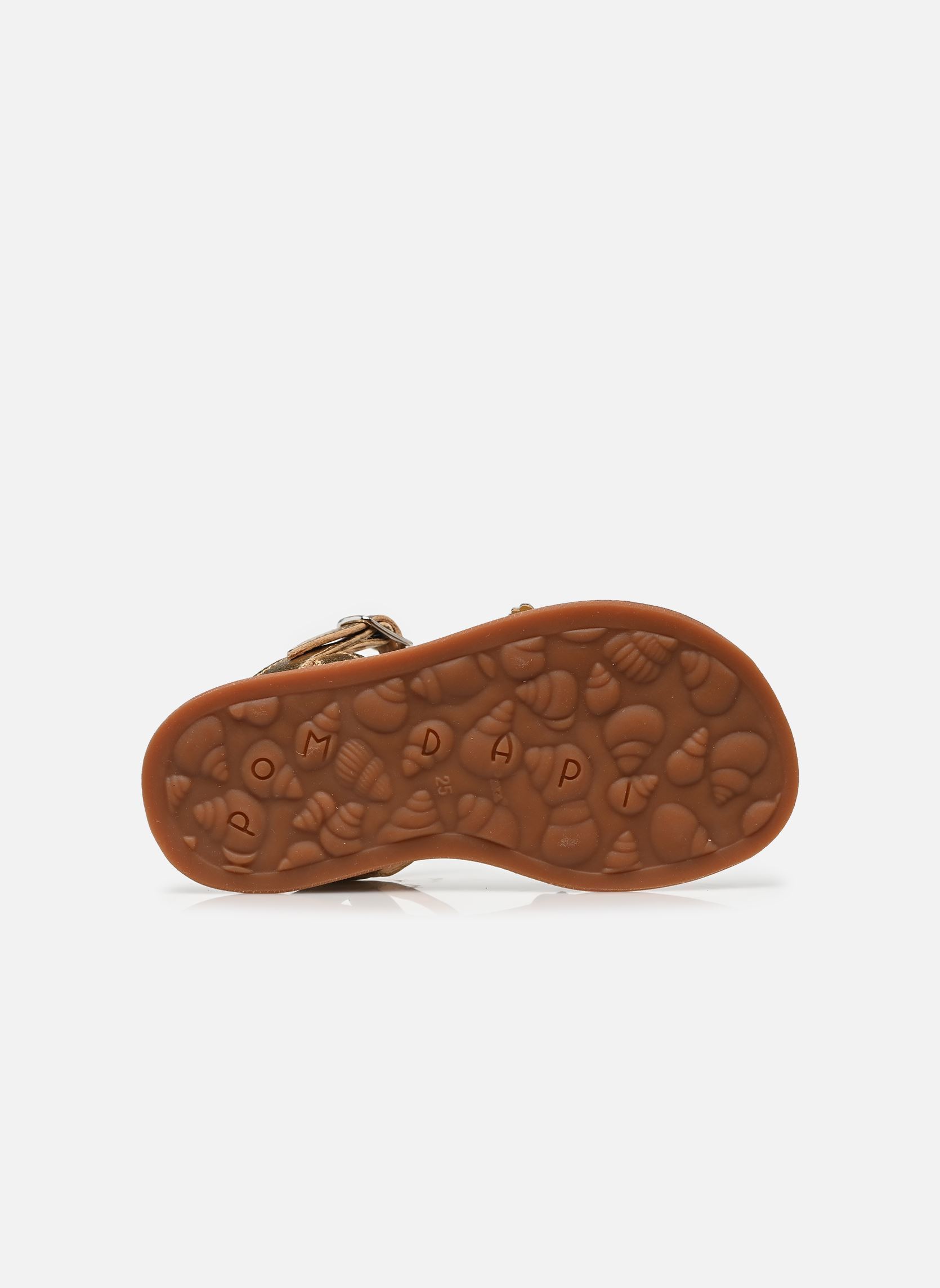 Sandalias Plagette Multi Daisy niña oro y bronce Pom d Api Sandalias Plagette Multi Daisy niña oro y bronce DORE-MULTI